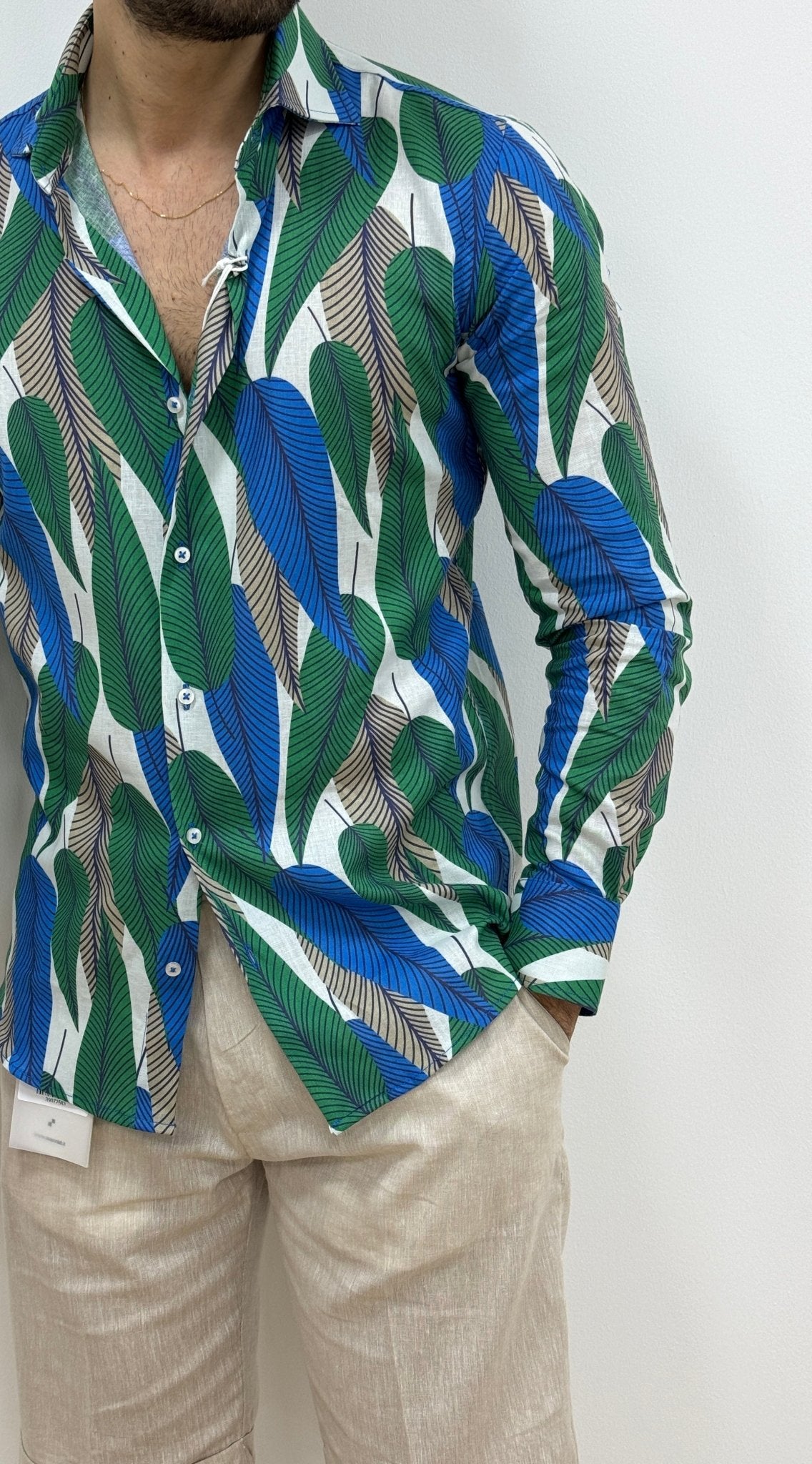 Camicia Uomo Lino Maldive - SEASON LAB