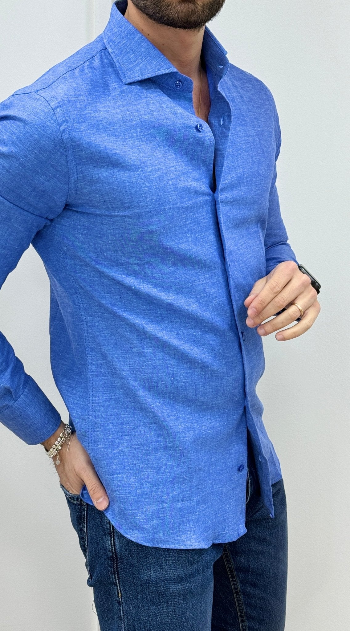 Camicia Uomo Lino Royal - SEASON LAB