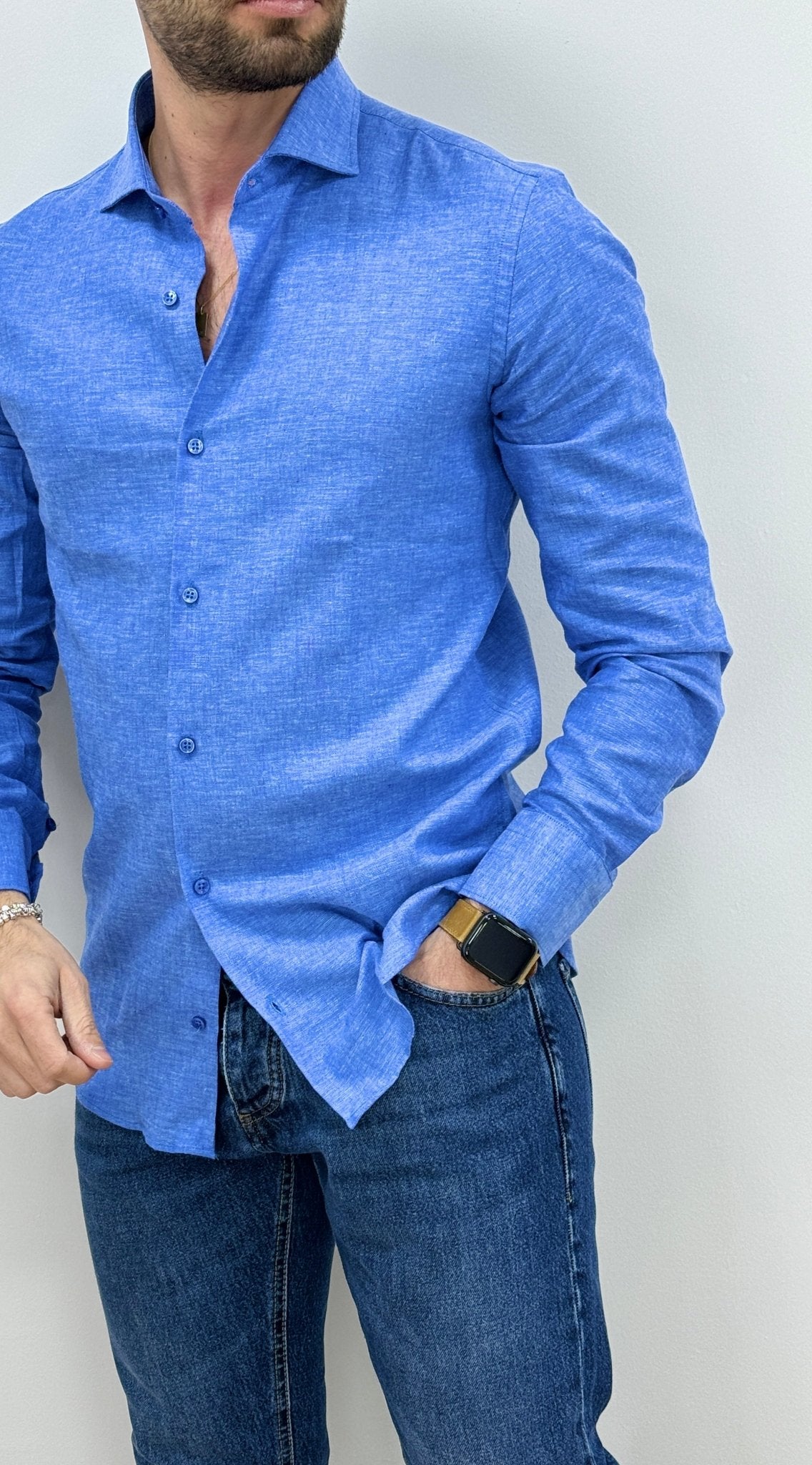 Camicia Uomo Lino Royal - SEASON LAB