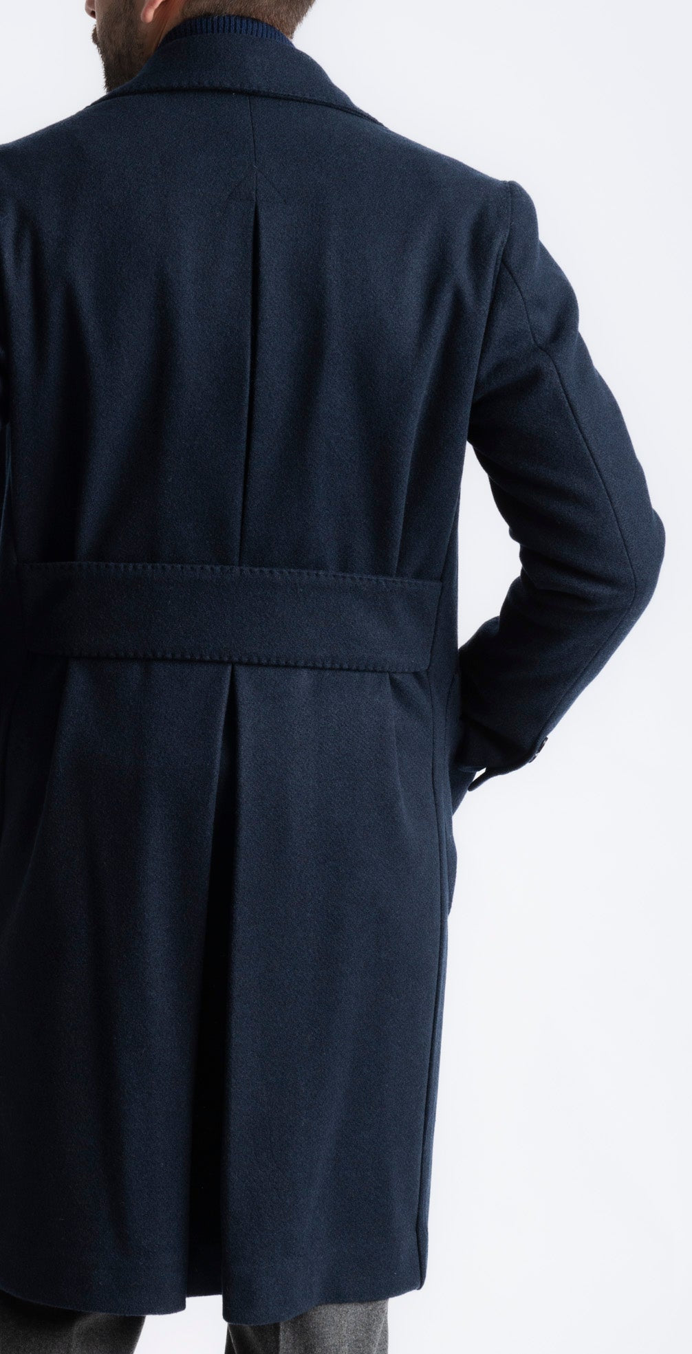 Cappotto Loden In Lana Blu - SEASON LAB
