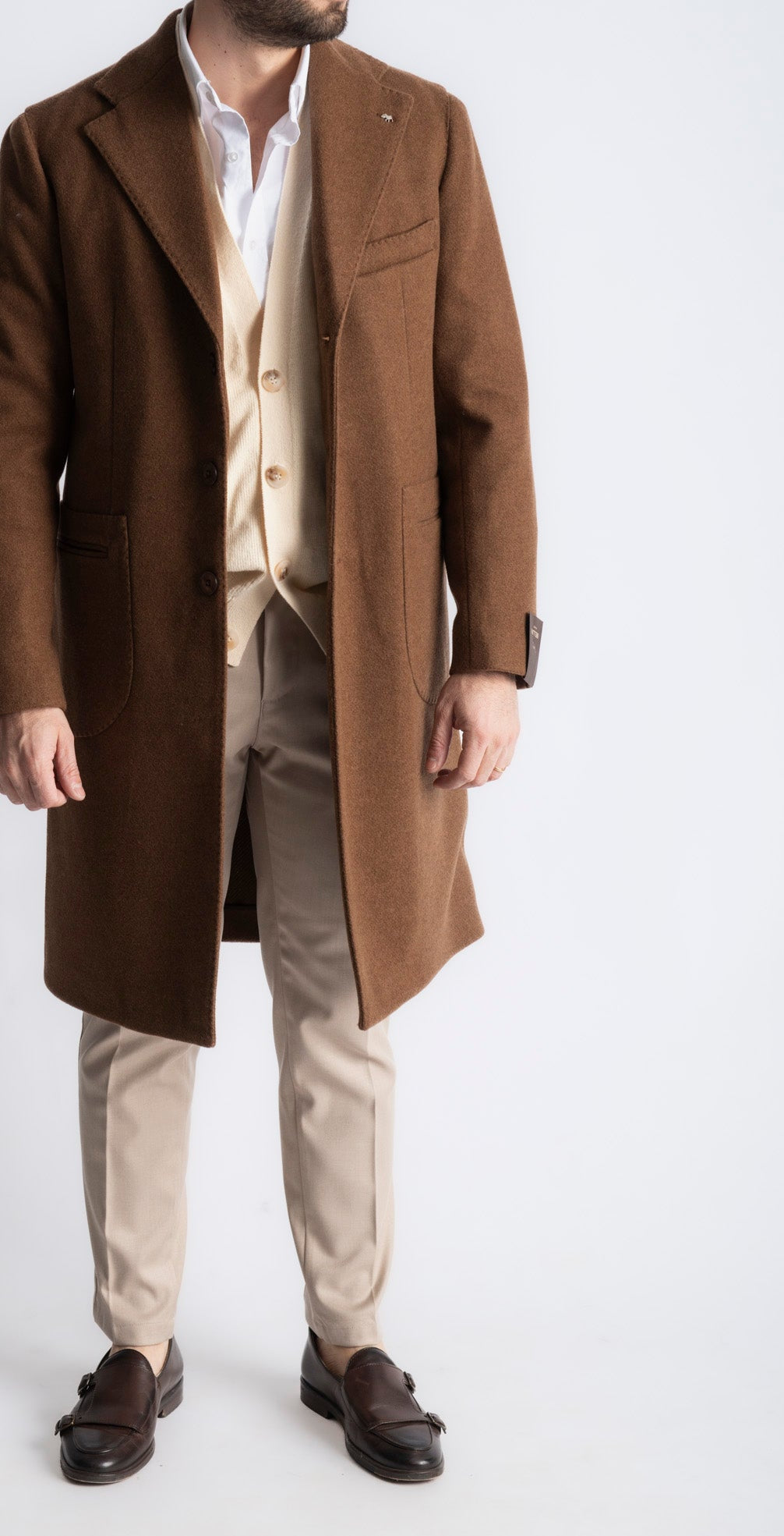 Cappotto Loden In Lana Moro - SEASON LAB