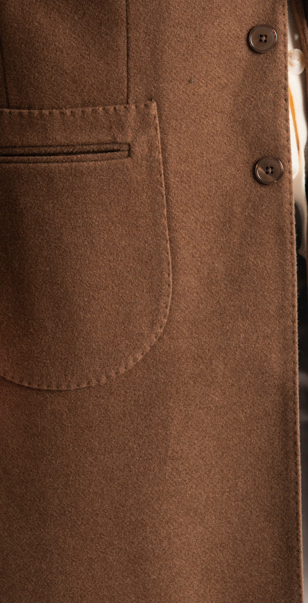 Cappotto Loden In Lana Moro - SEASON LAB