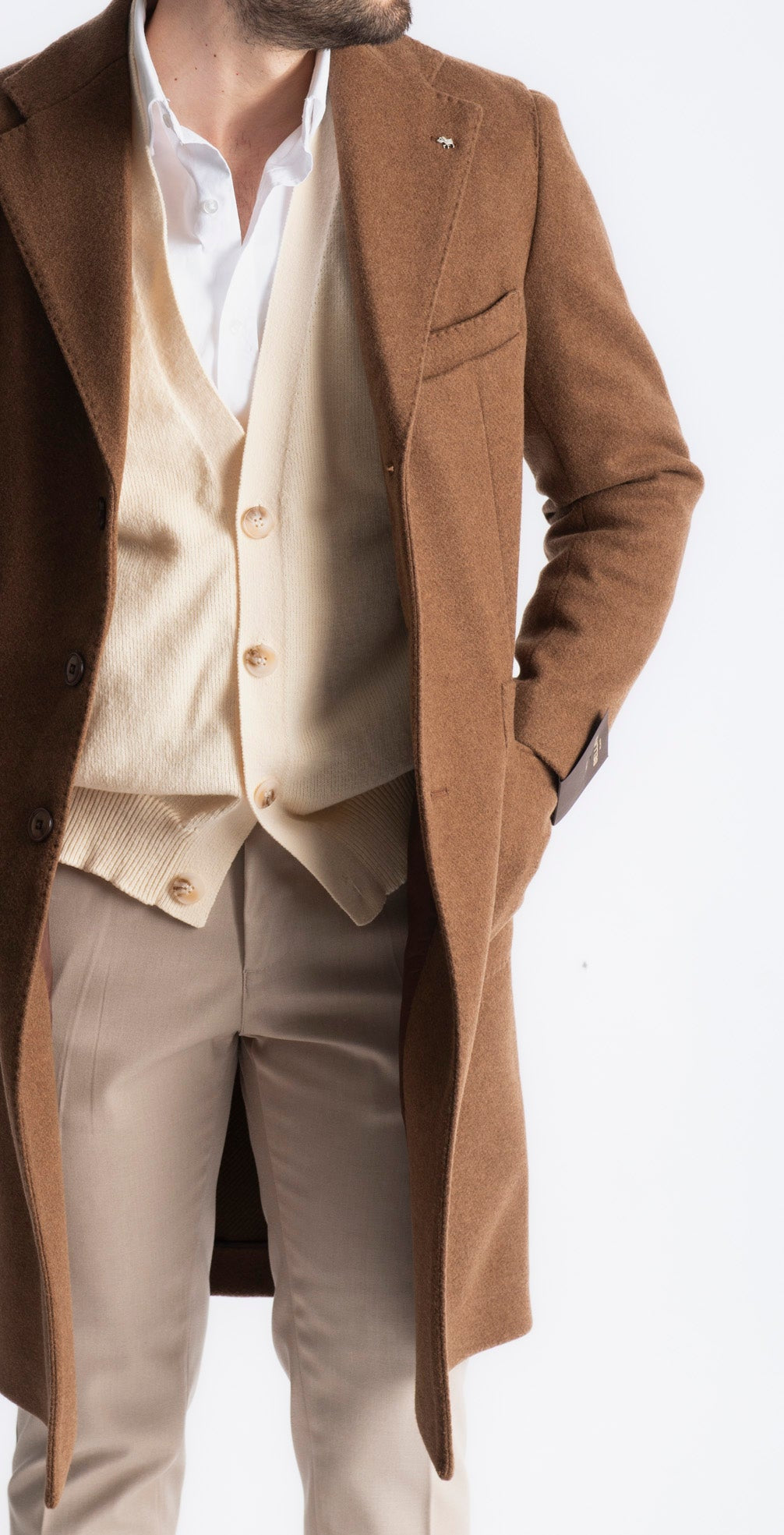 Cappotto Loden In Lana Moro - SEASON LAB