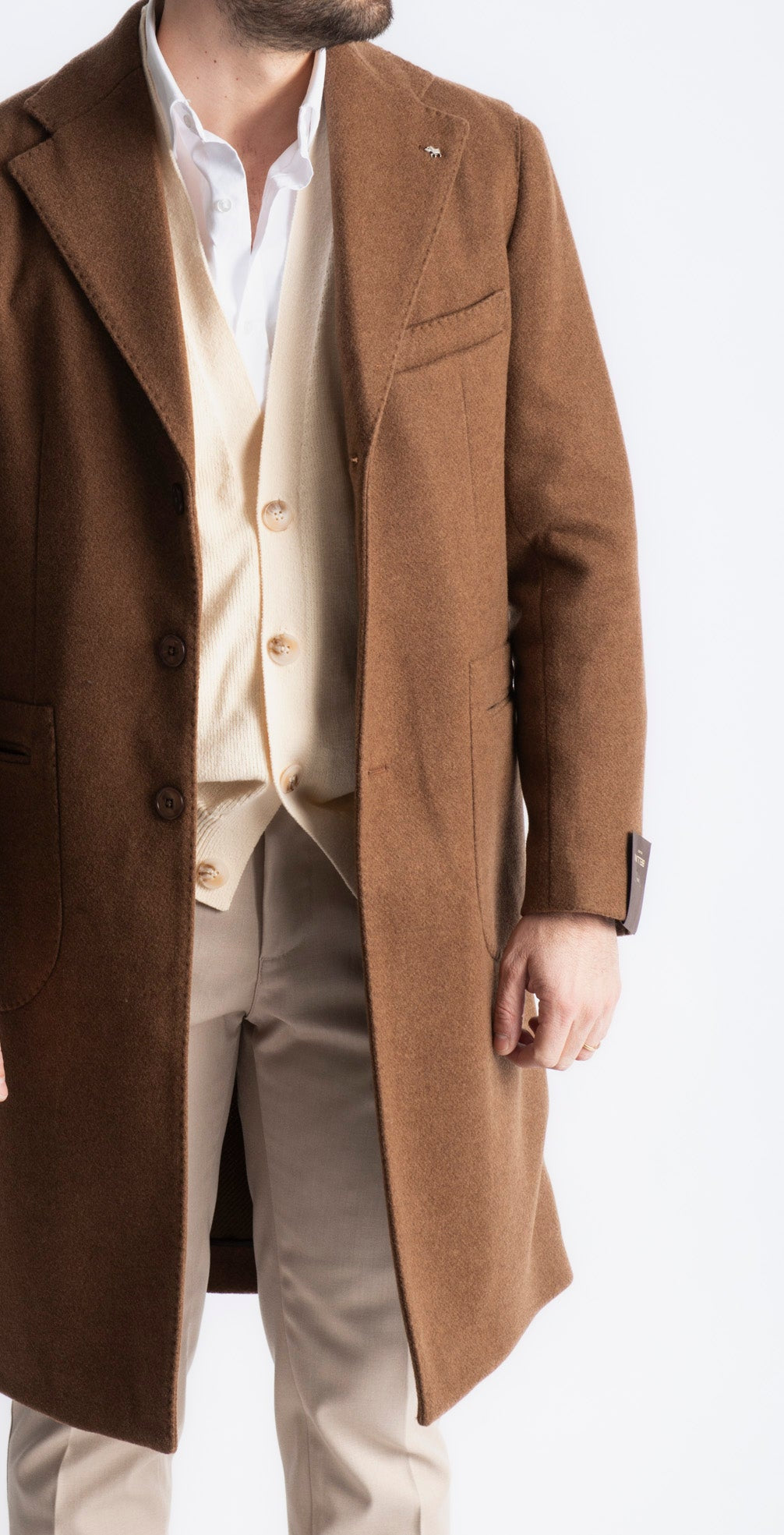Cappotto Loden In Lana Moro - SEASON LAB