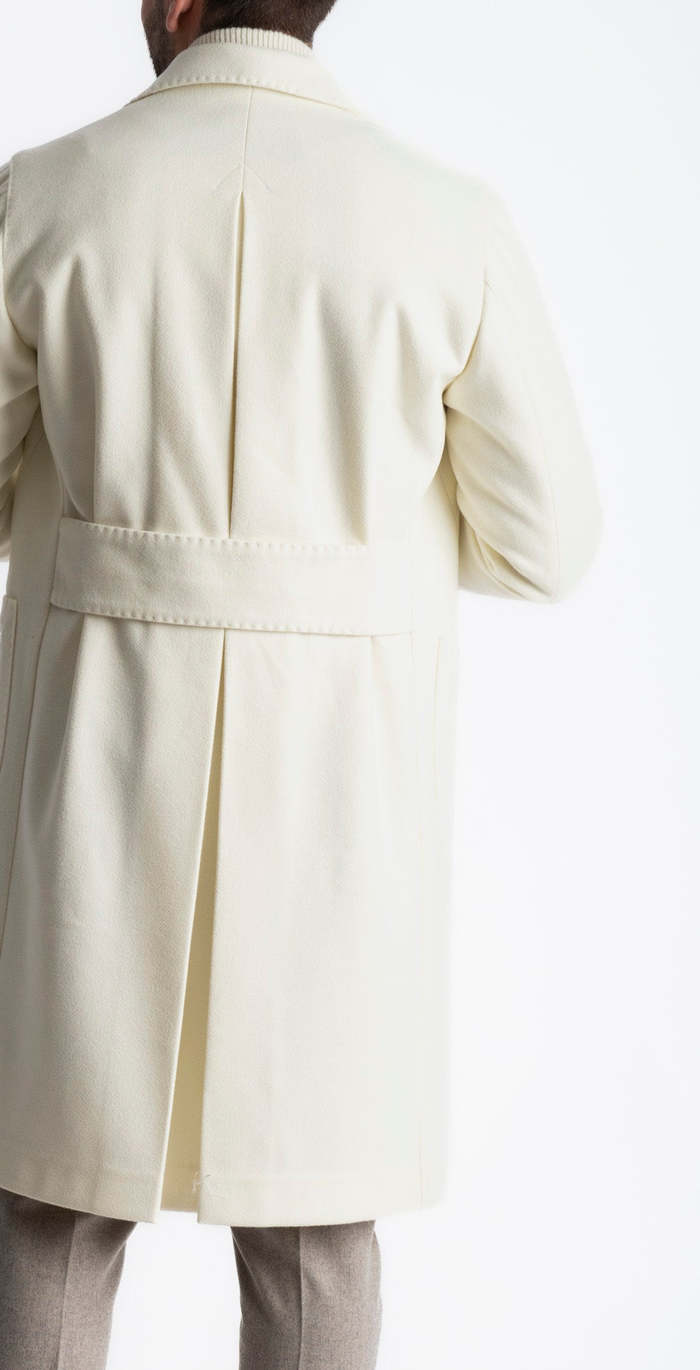 Cappotto Loden In Lana Panna - SEASON LAB