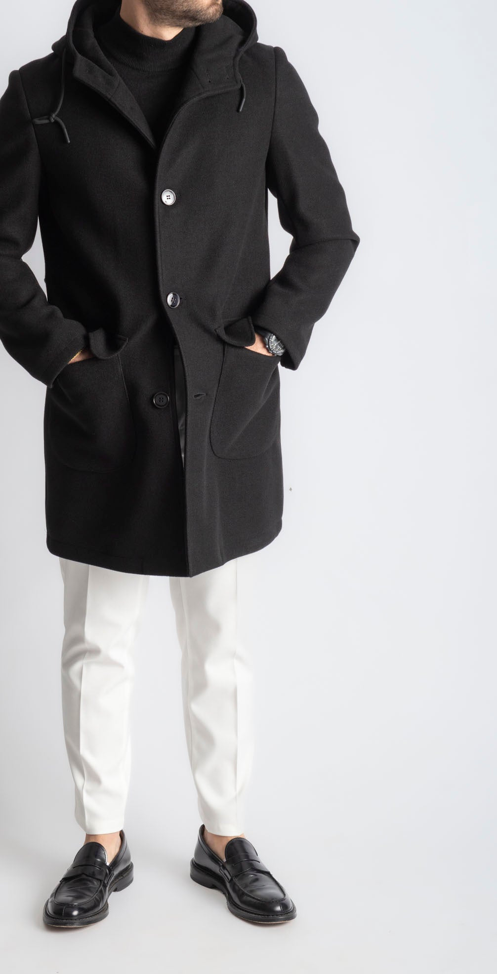 Cappotto Montgomery Nero - SEASON LAB