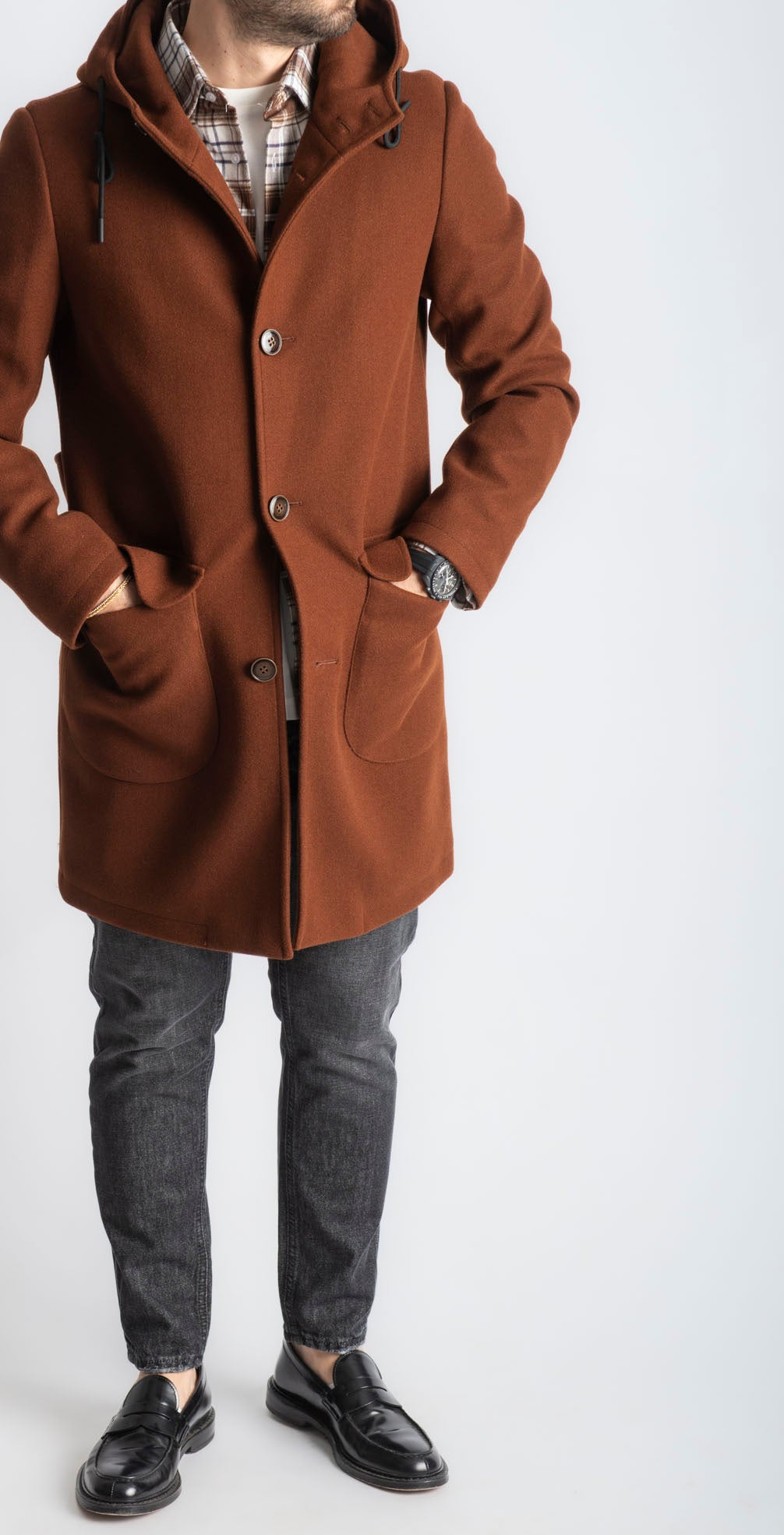 Cappotto Montgomery Ruggine - SEASON LAB