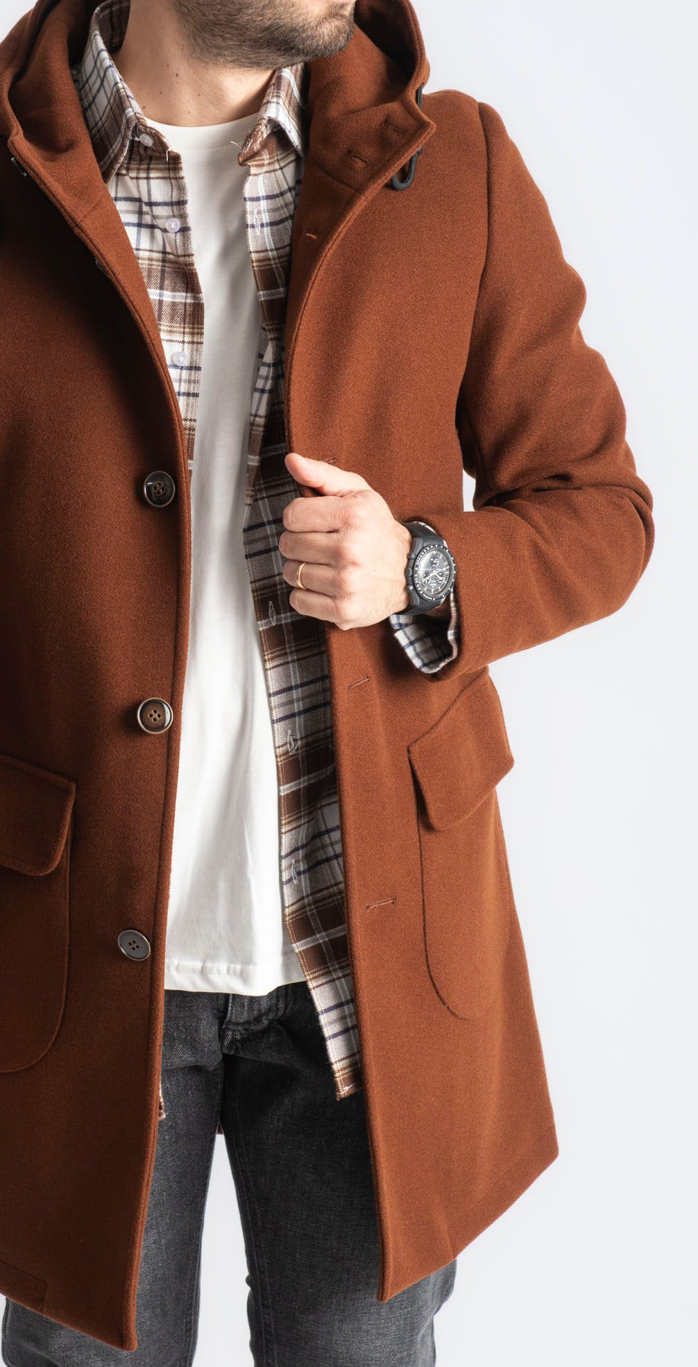 Cappotto Montgomery Ruggine - SEASON LAB