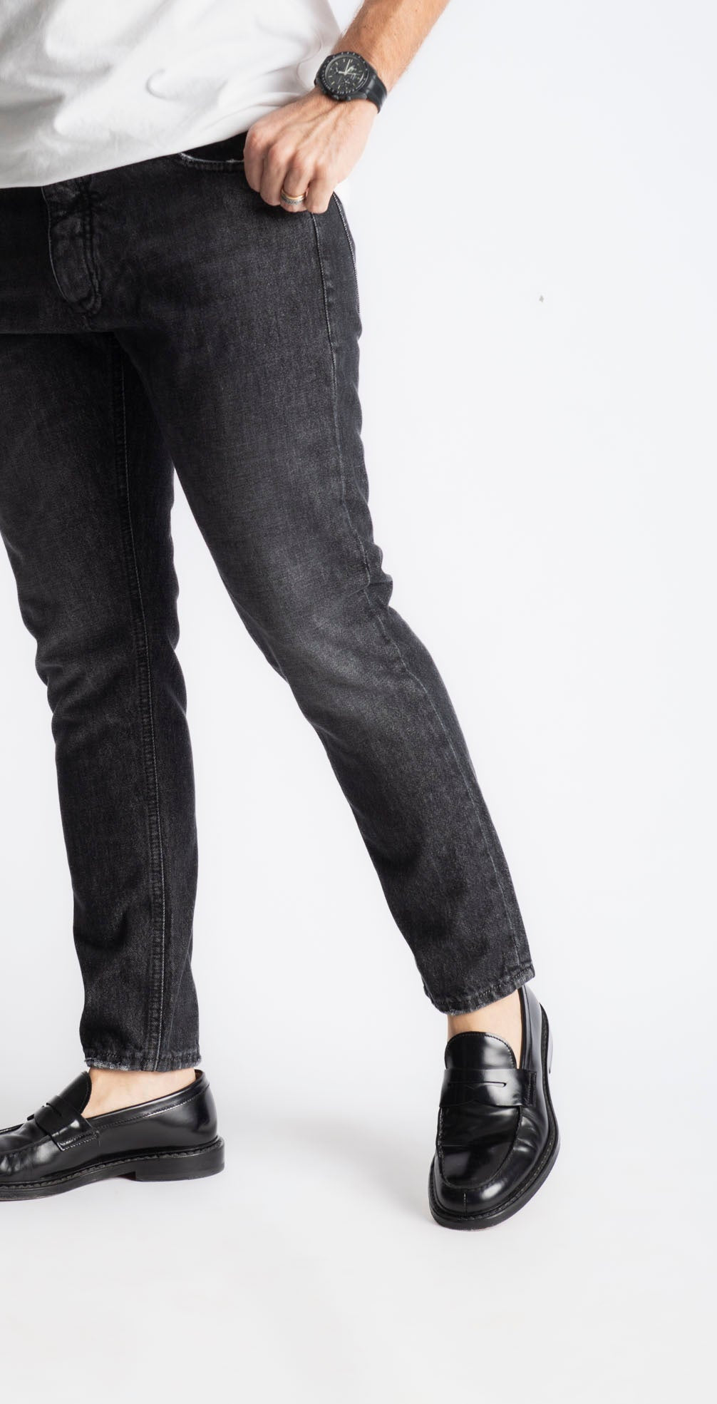 Jeans Slim Fit S190 Nero