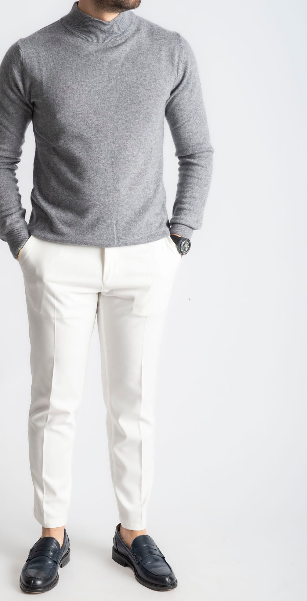 Lupetto Cashmere Grigio - SEASON LAB