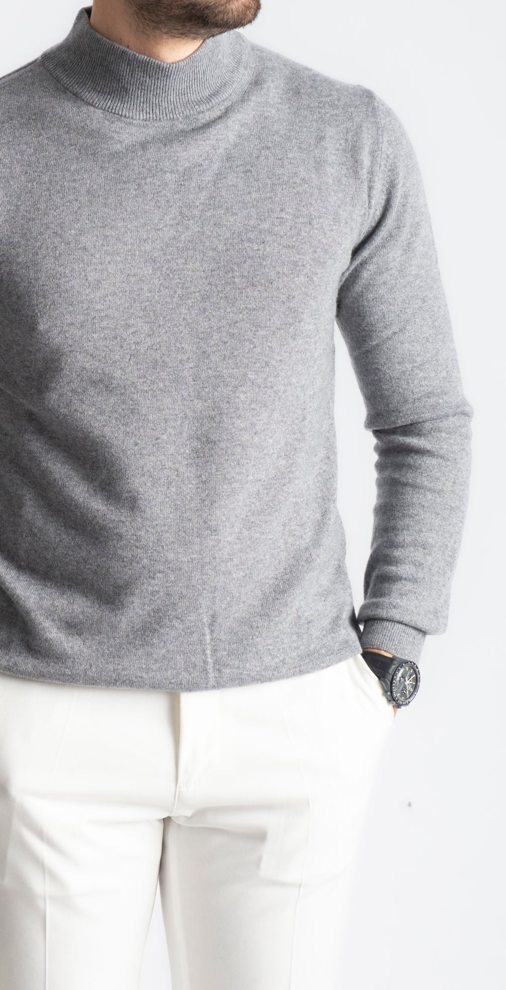 Lupetto Cashmere Grigio - SEASON LAB