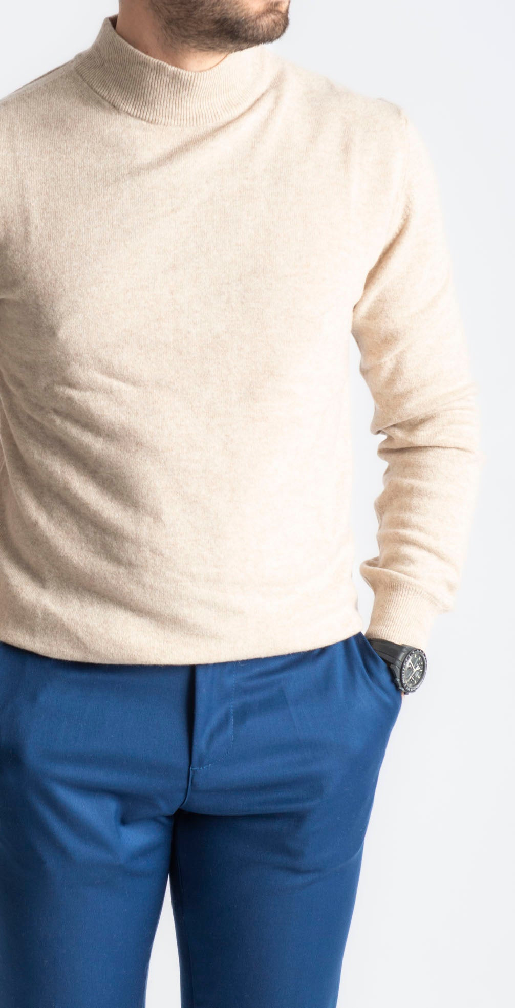 Lupetto Cashmere Sabbia - SEASON LAB