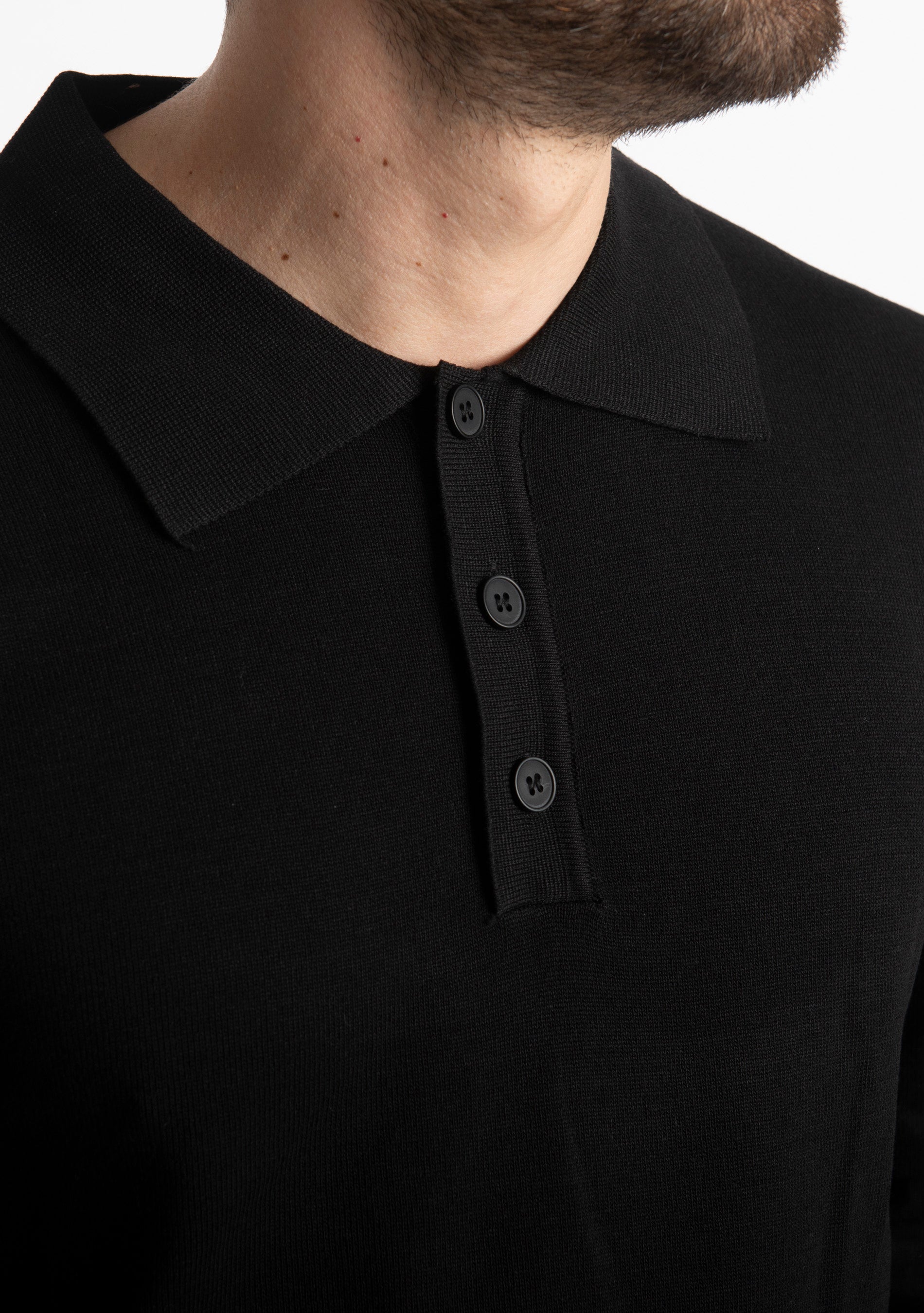 Polo in Maglia MP888 Nera
