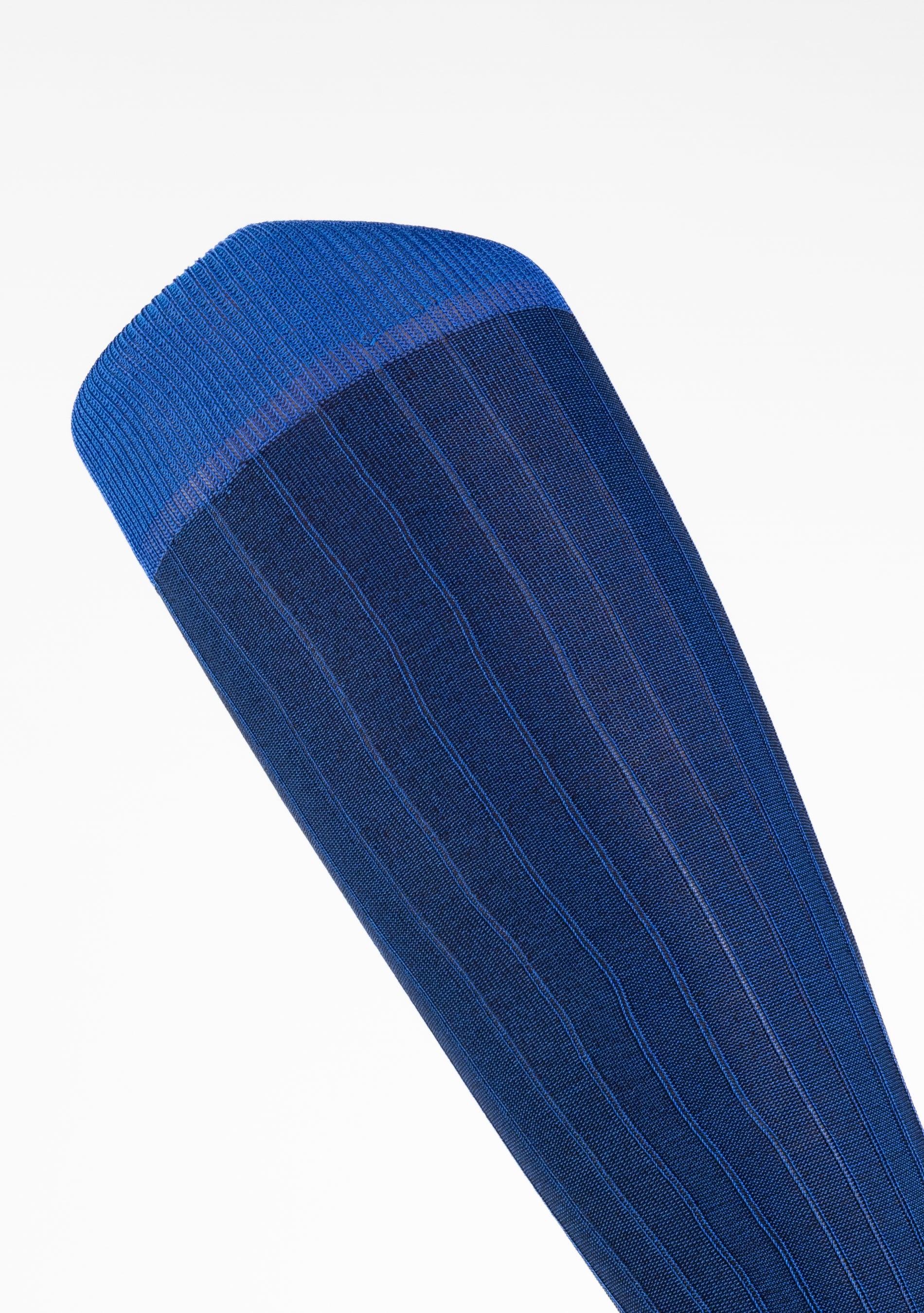 Calze Uomo Reversibili in Filo di Scozia Blu