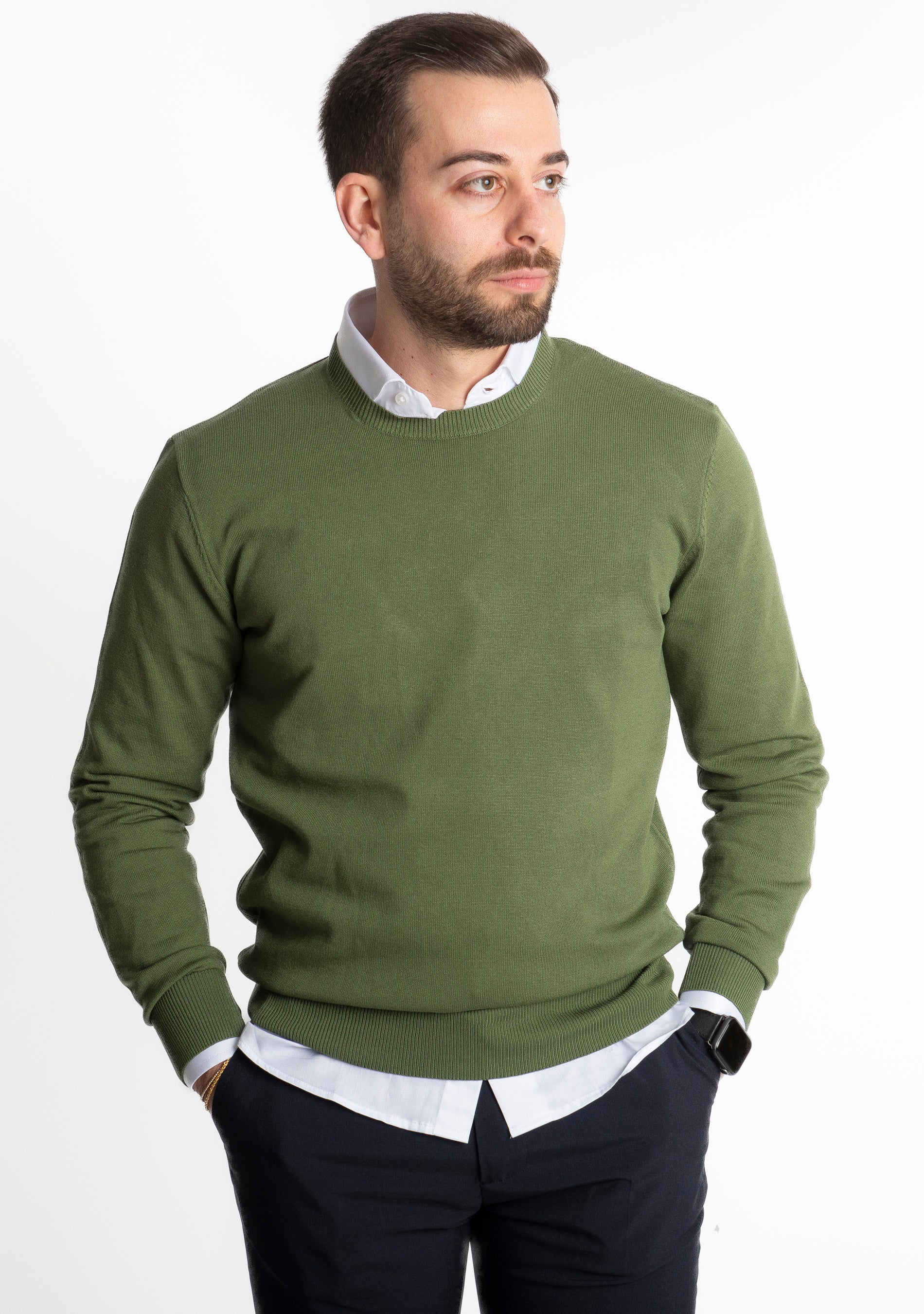 Maglioncino in Maglia MY866 Verde