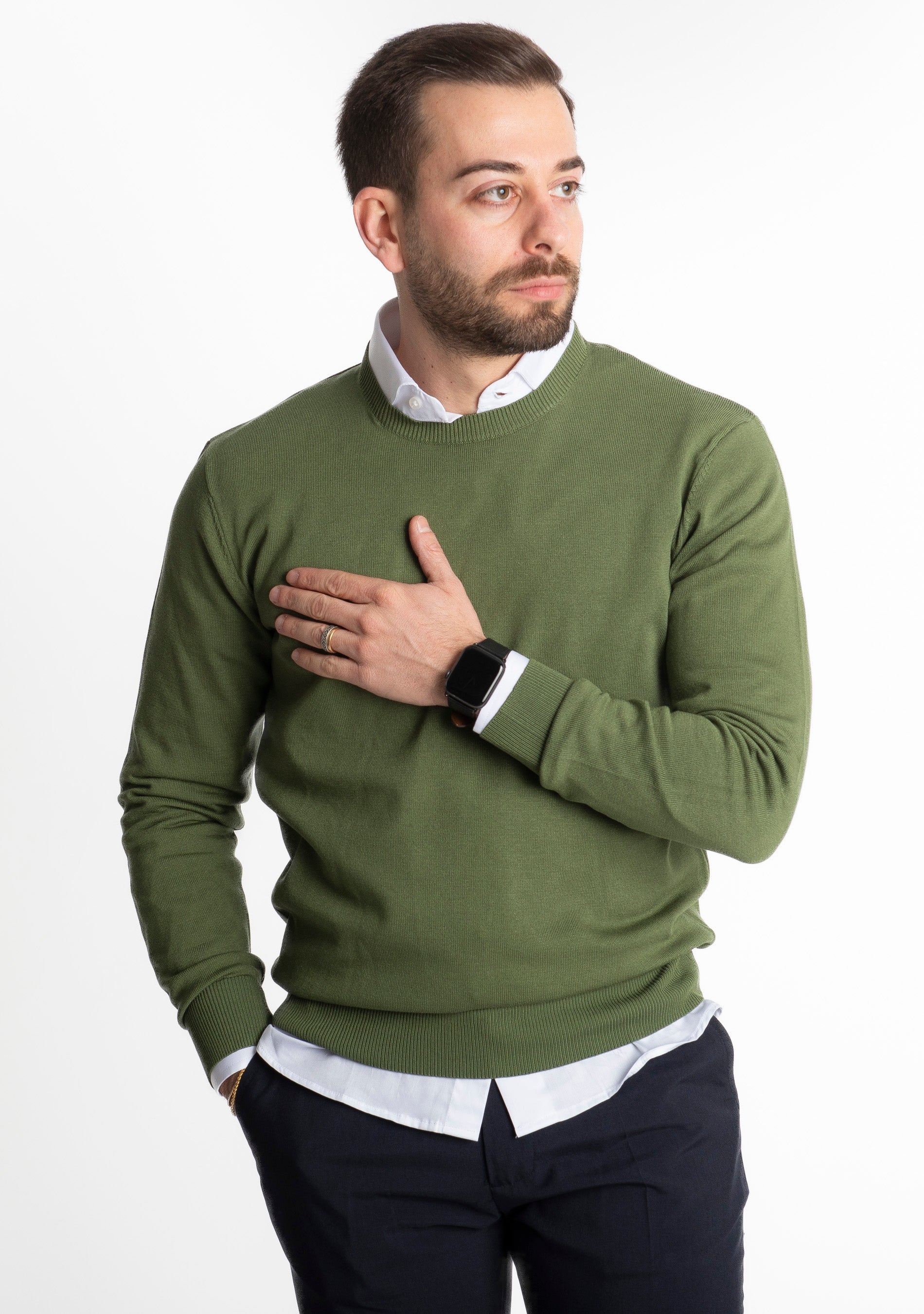 Maglioncino in Maglia MY866 Verde