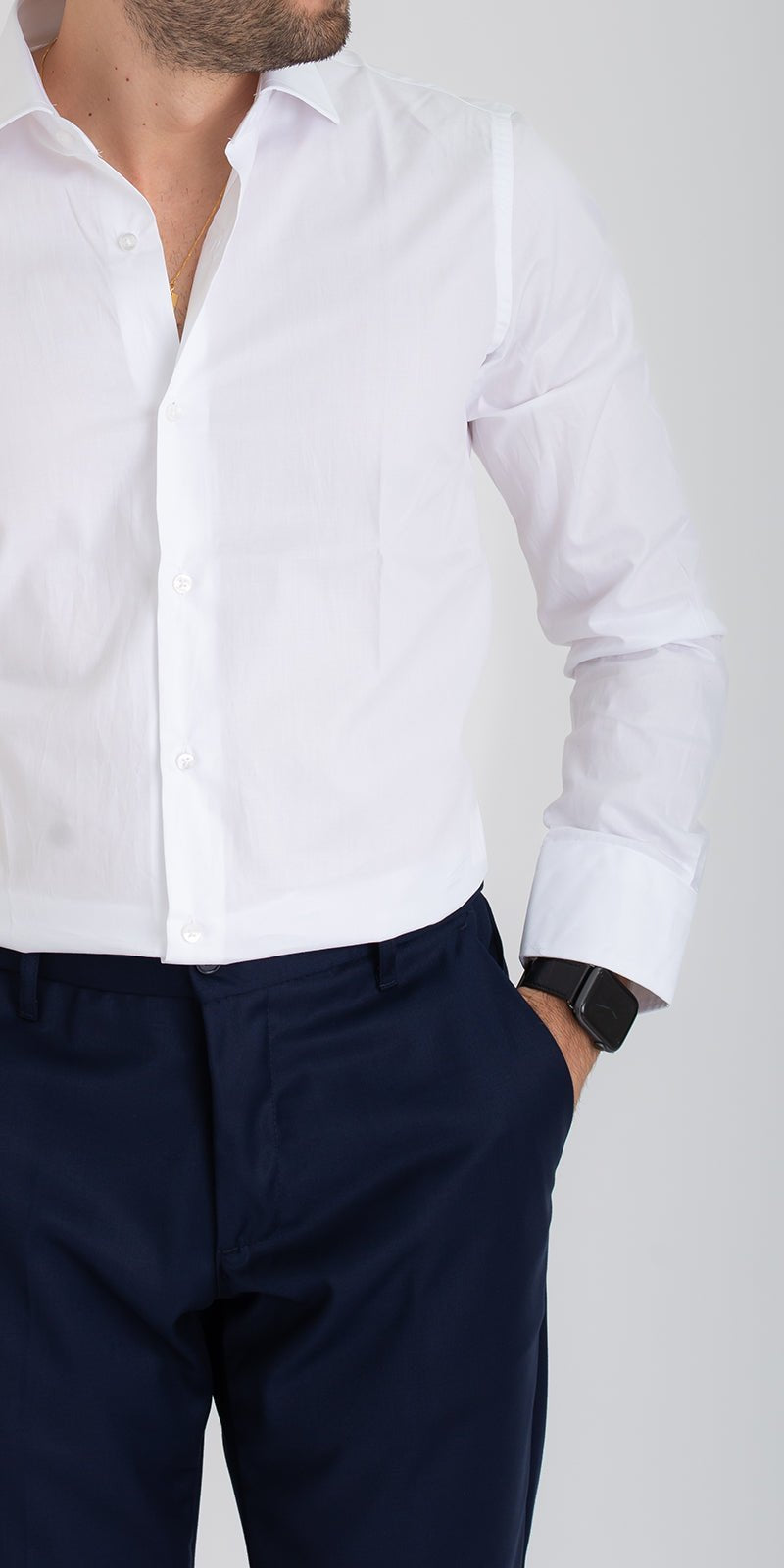 Camicia Uomo Tinta Unita Bianca - SEASON LAB