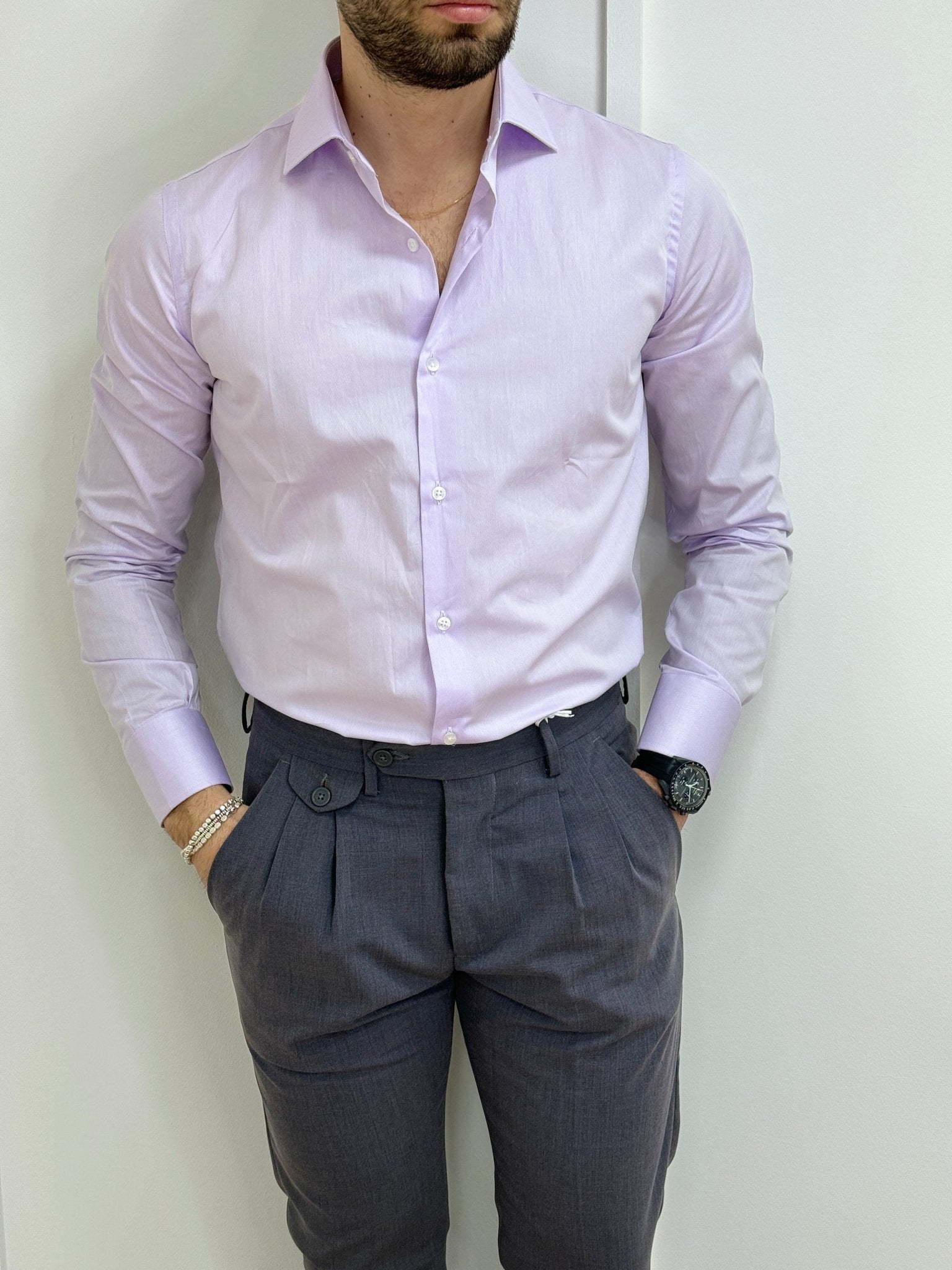 Camiseta Lamine Yamal Camicia Azzurra In Puro Cotone Micro Armatura A Quadretti Tailor-fit Cama Elastica - Foto 9