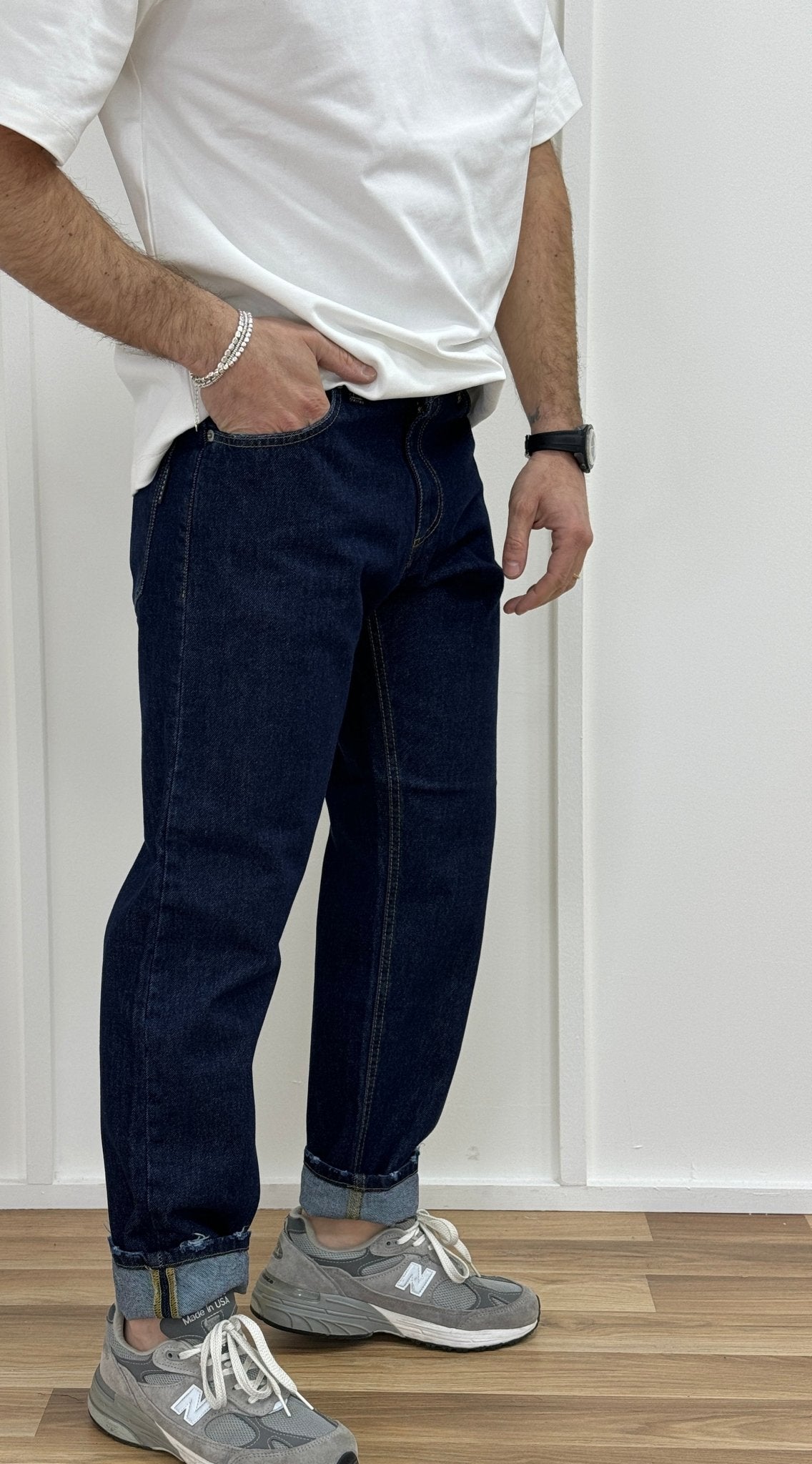 Jeans Uomo Regular Fit Lavaggio Zero - SEASON LAB