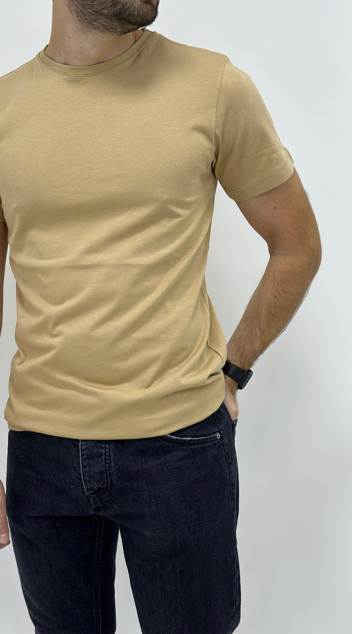 Tshirt Uomo Tinta Unita Slim Fit - SEASON LAB