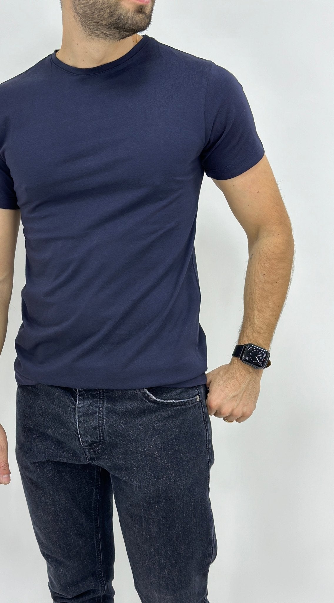 Tshirt Uomo Tinta Unita Slim Fit - SEASON LAB
