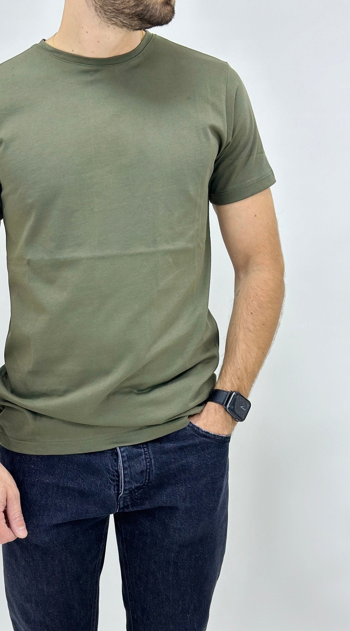 Tshirt Uomo Tinta Unita Slim Fit - SEASON LAB