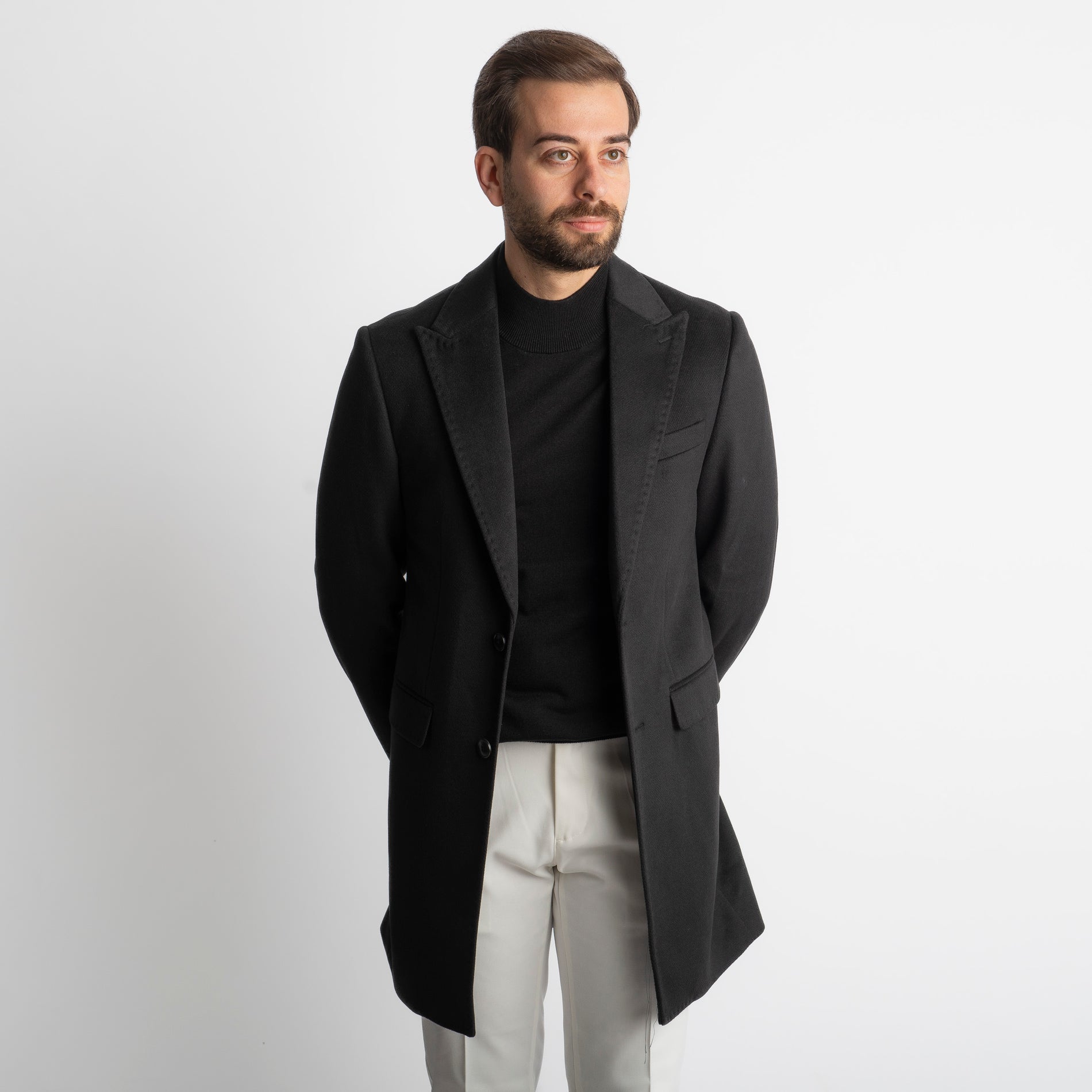 Cappotto Uomo DF18 Nero