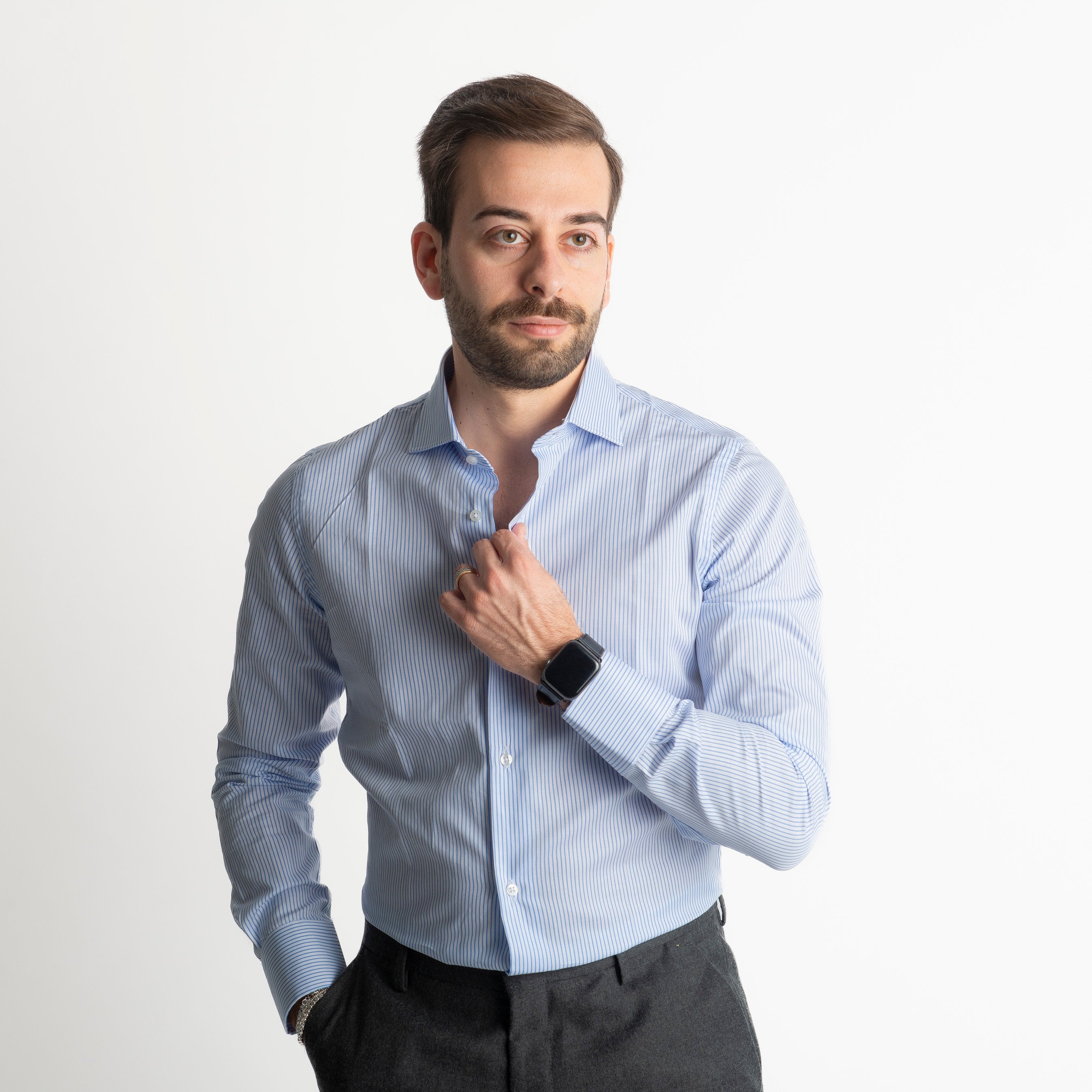 Camicia Bari 300 Rigo Celeste