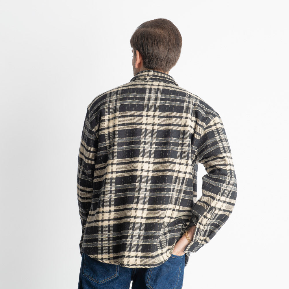 Camicia in Flanella a Quadri Nero