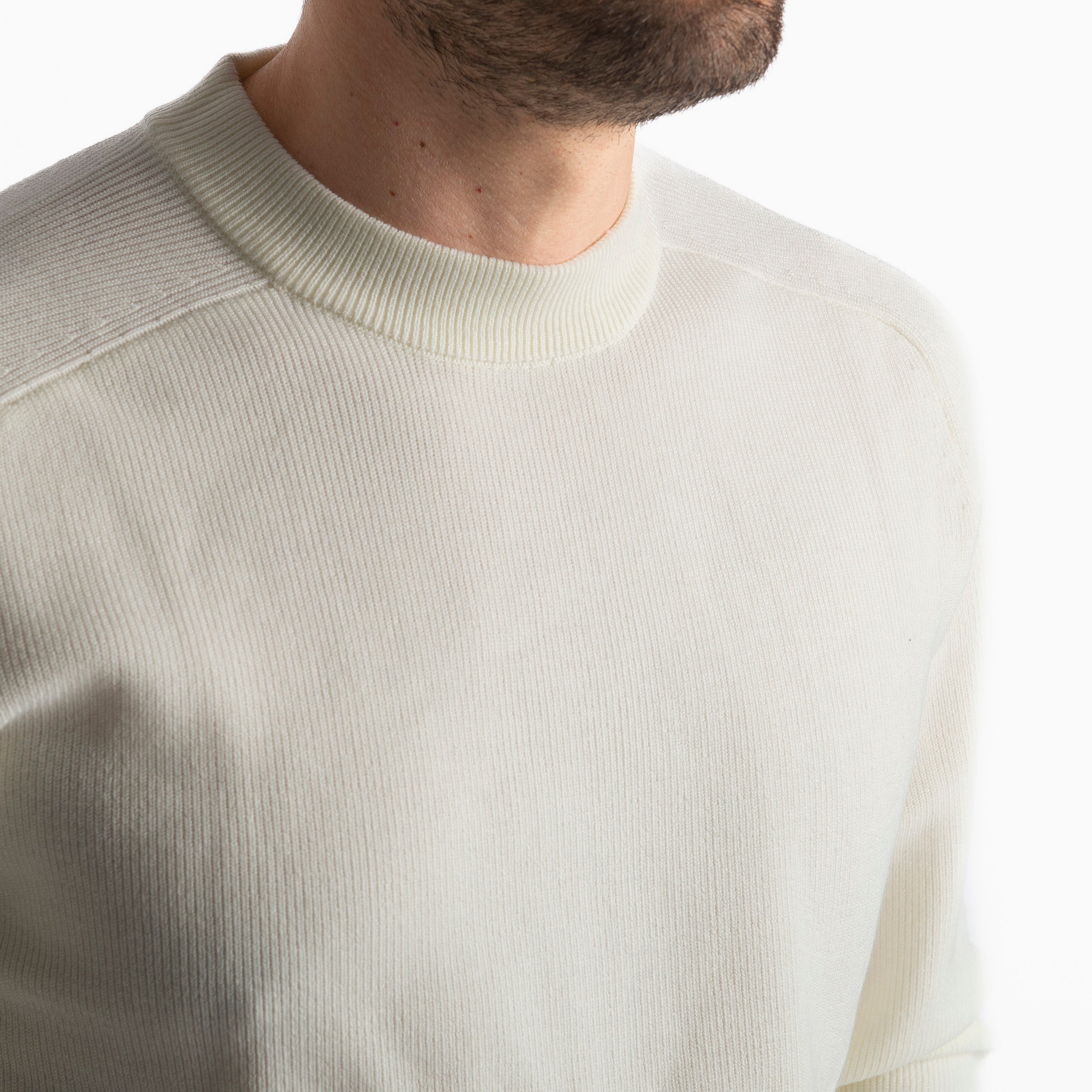 Maglioncino X875 A Costine Panna