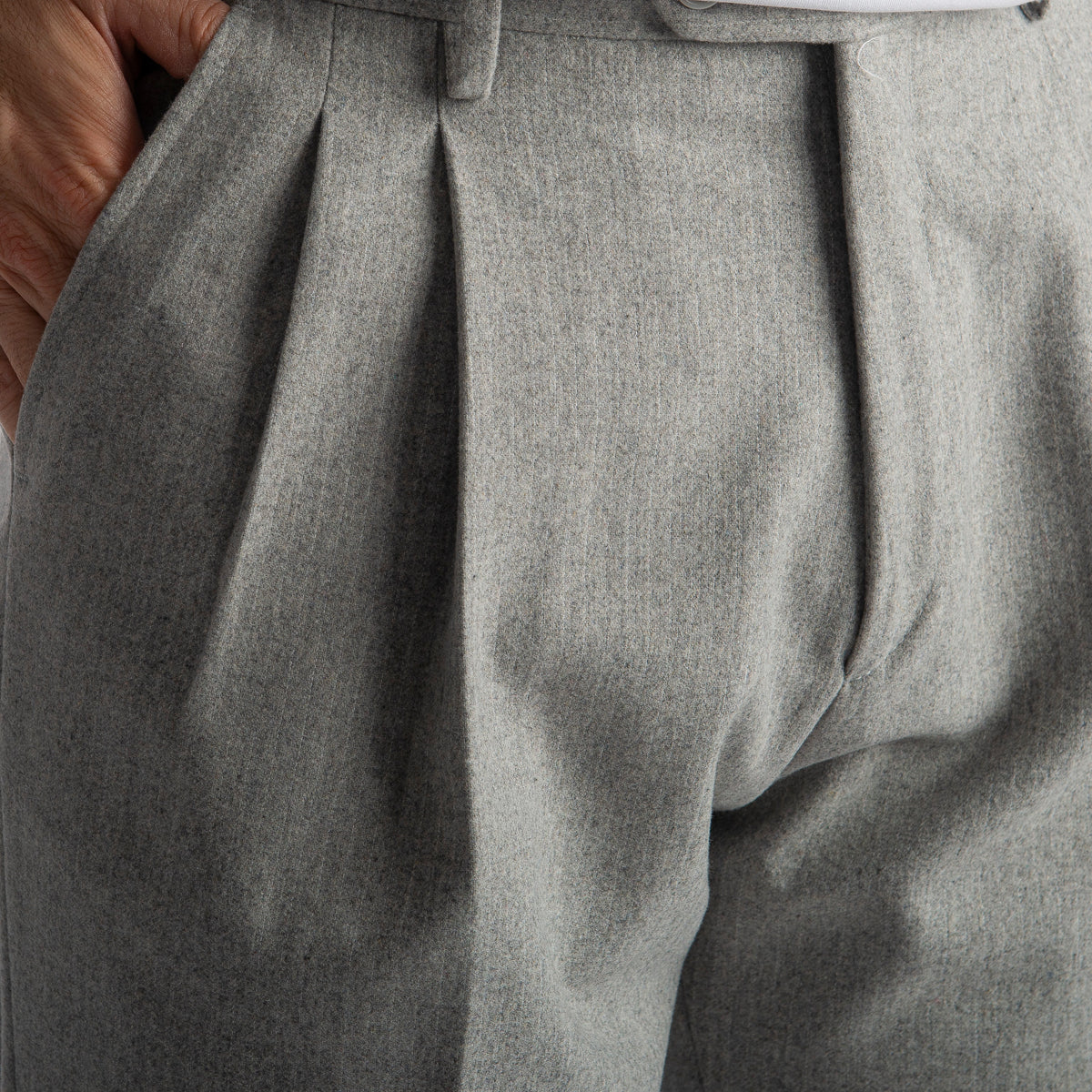 Pantalone Mecenate TO8033 in Lana Grigio