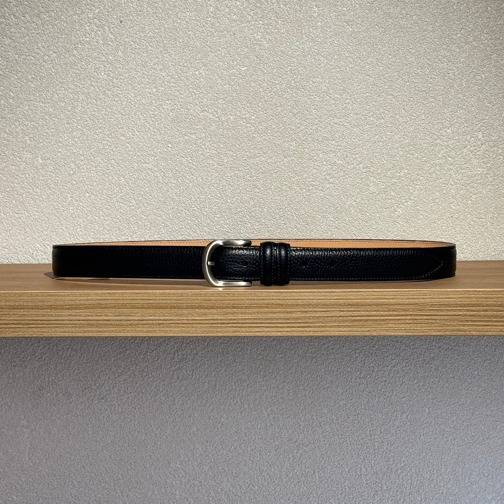 Cintura da Uomo in Cervo Artigianale Blu