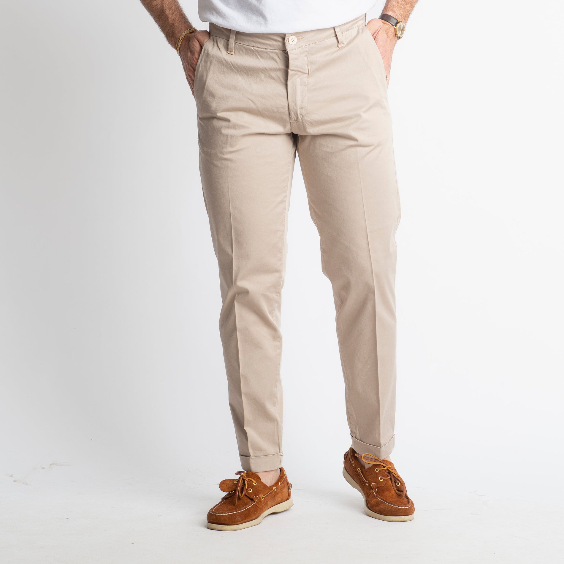 Pantalone Chino Tortora