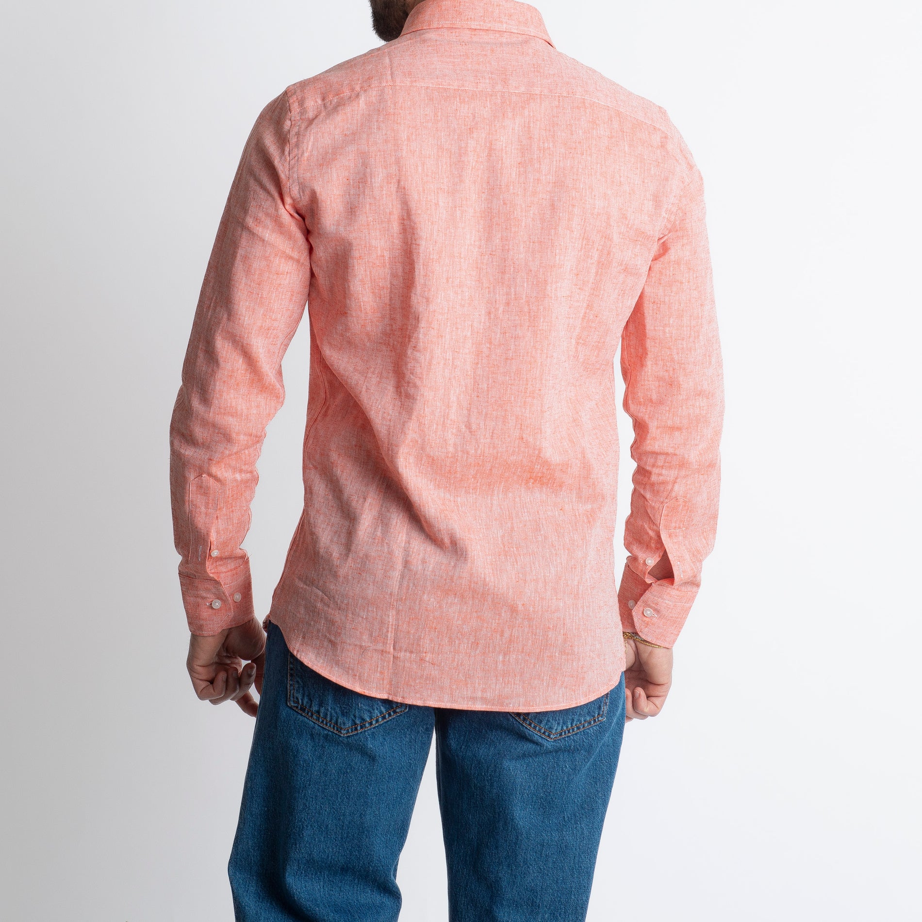 Camicia in Lino Pesca