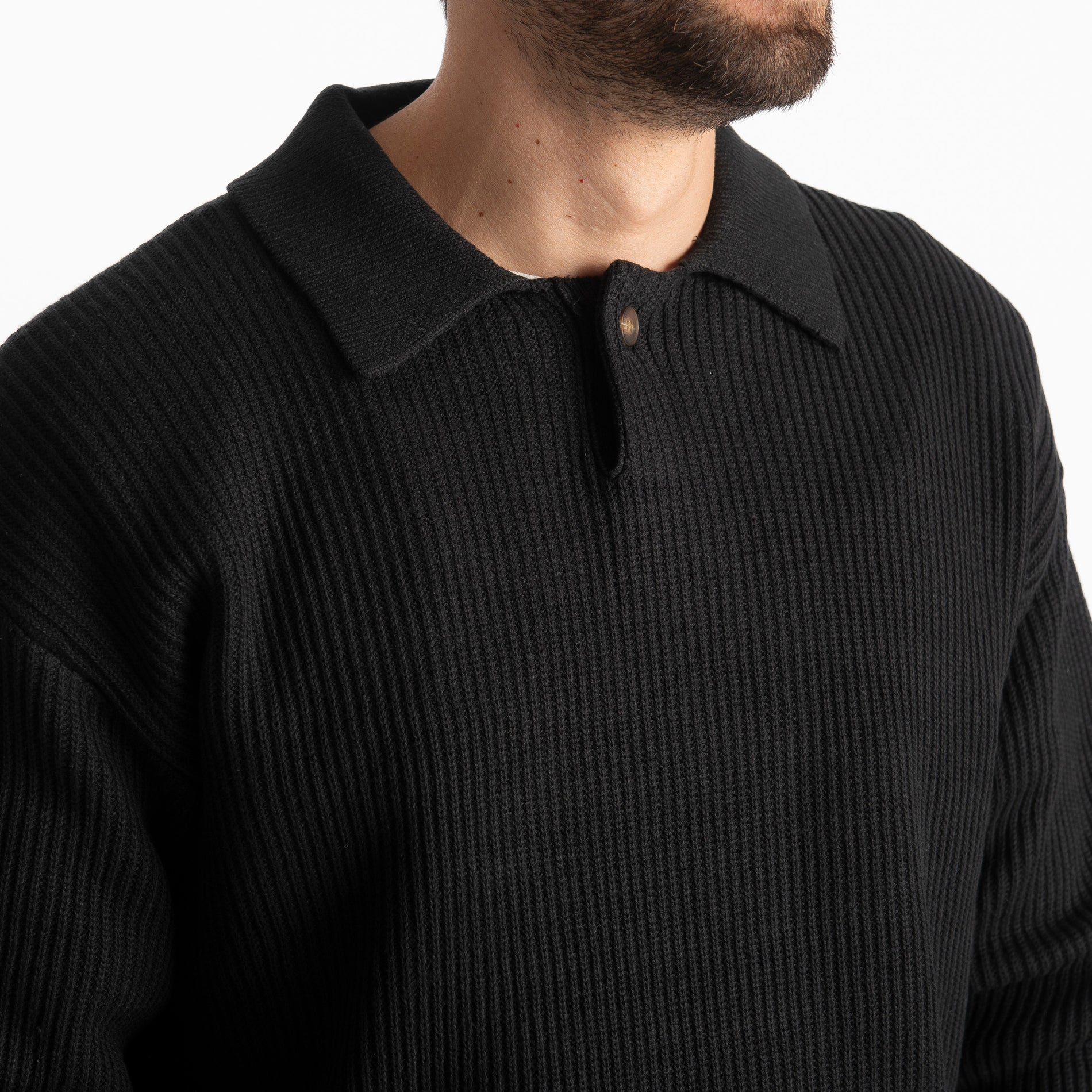 Polo Relax-Fit W8611 Nero