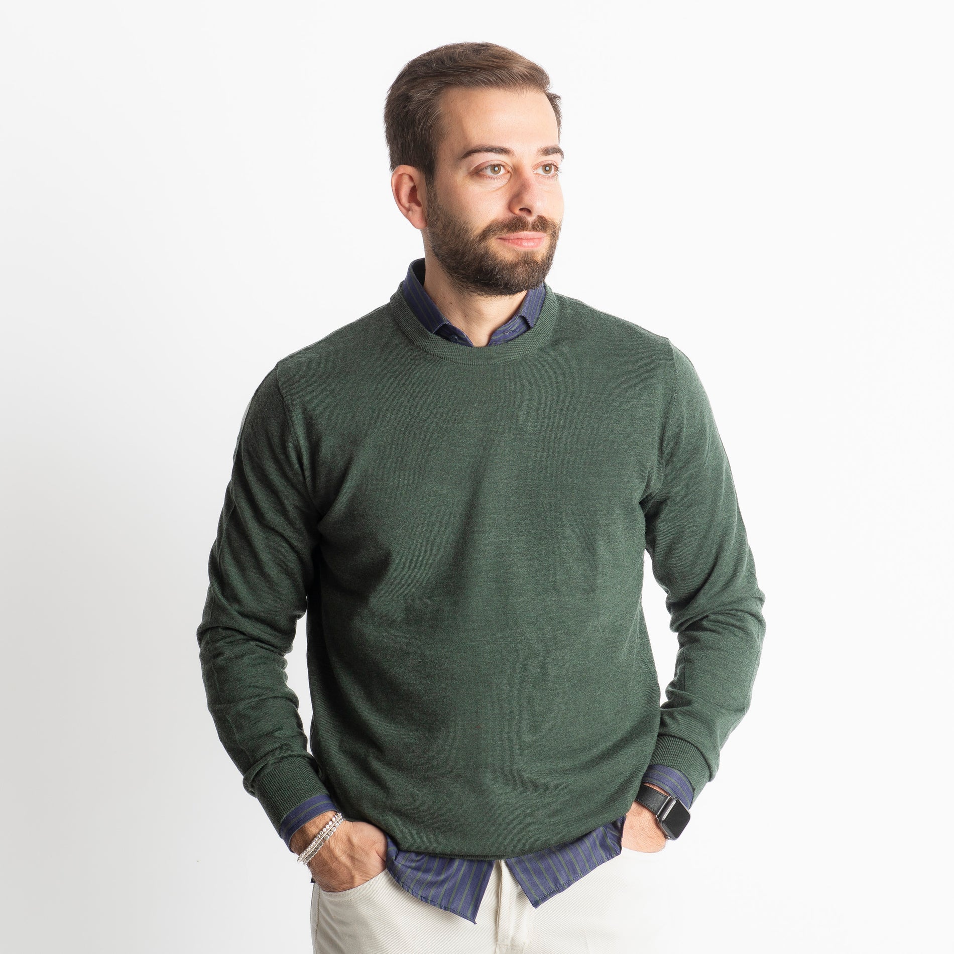 Maglioncino Girocollo X701 Verde