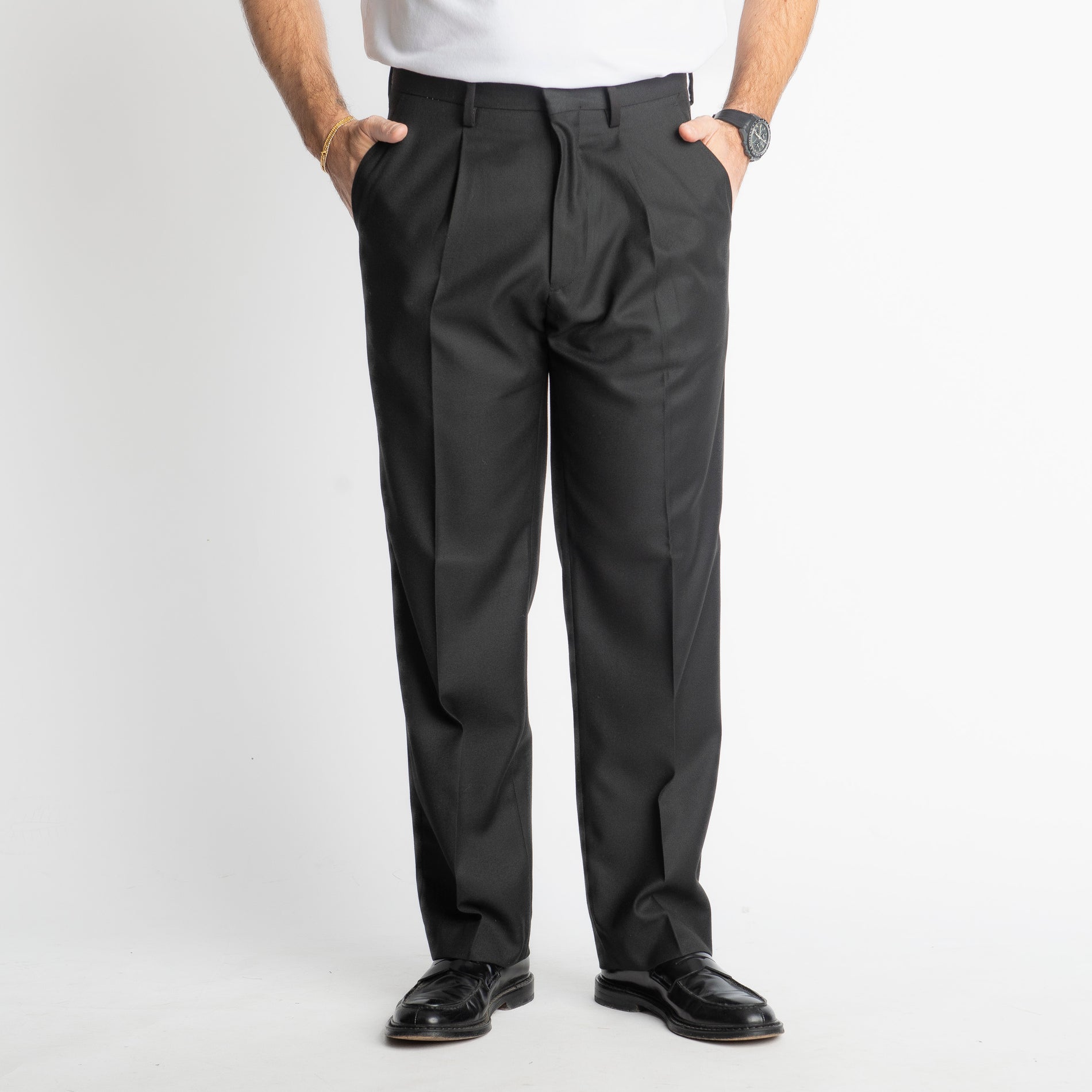 Pantalone Fondo Ampio Beverly TO8015  Nero