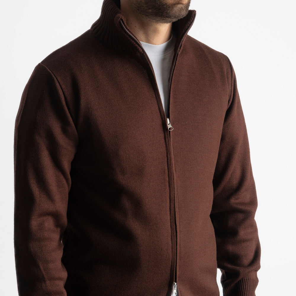 Maglione Barolo Doppio Cursore Moro