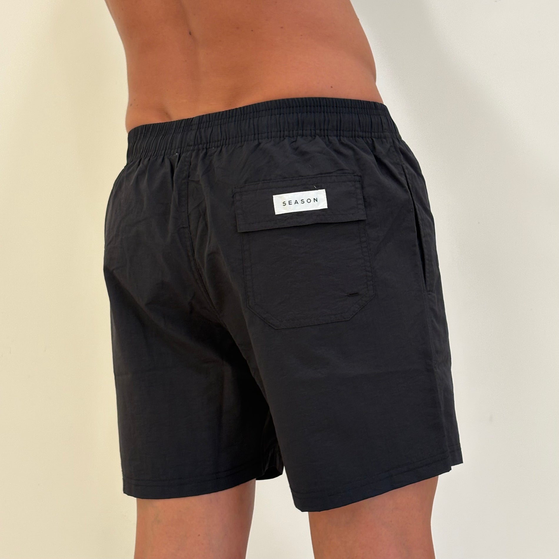 Costume Mare Tinta Unita Nero