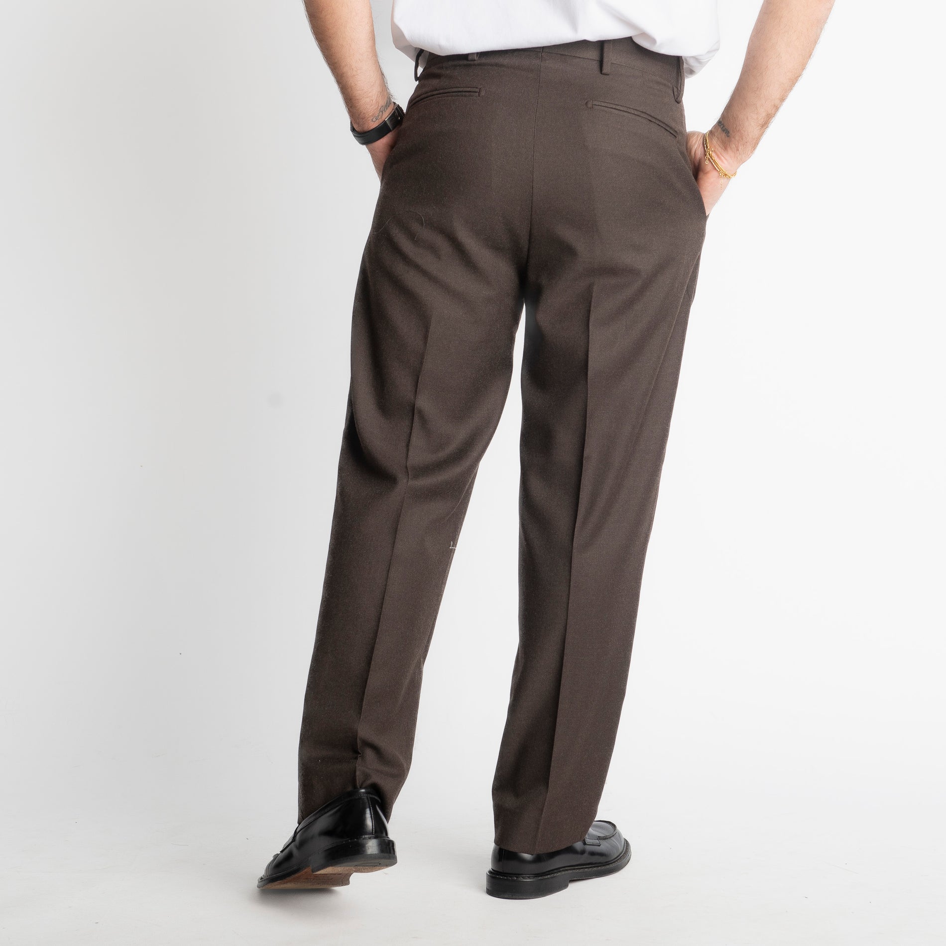 Pantalone Fondo Ampio Beverly TO8015  Moro