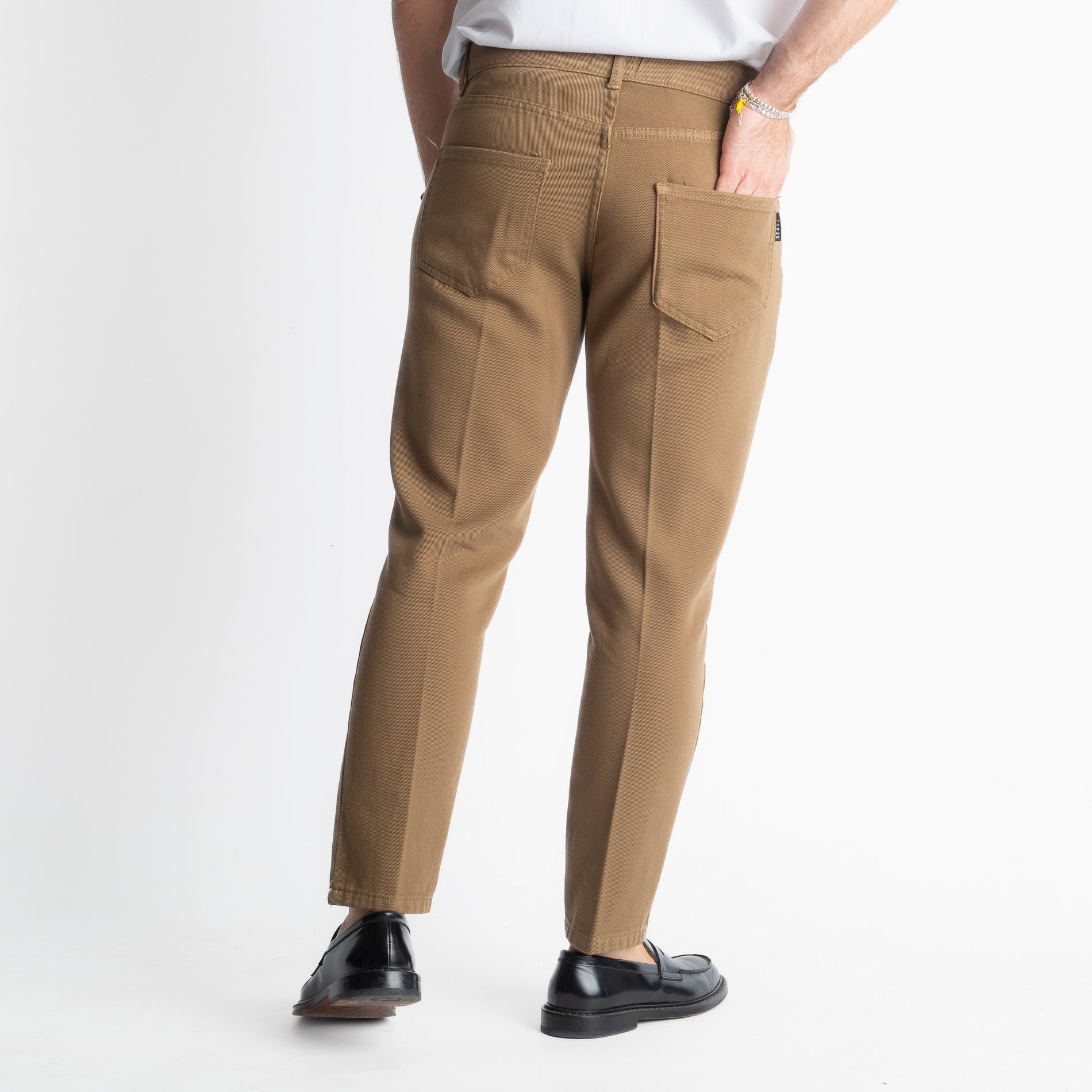 Pantalone Cinque Tasche Fango