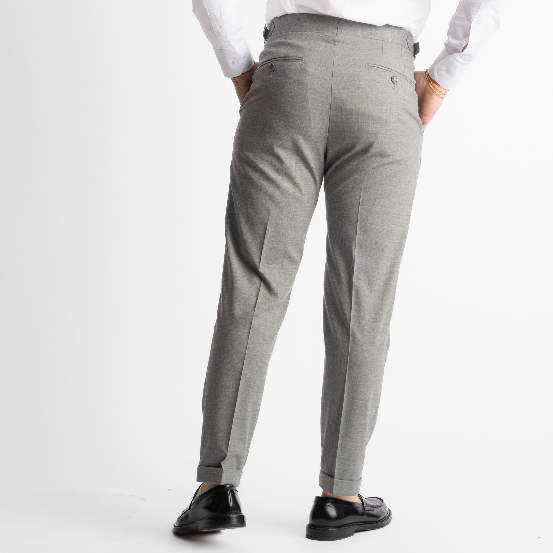 Pantalone Tasmania Morositas Doppia Fibbia Grigio