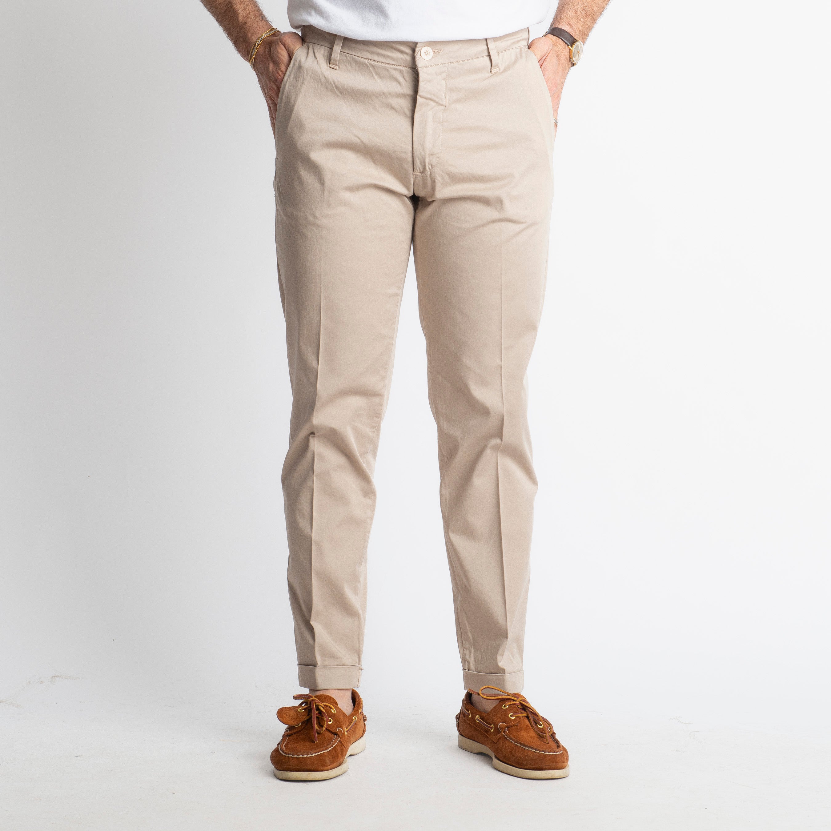 Pantalone Chino Tortora