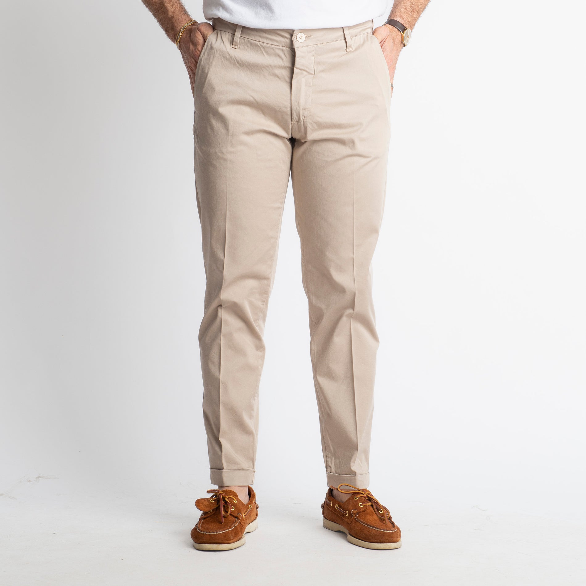 Pantalone Chino Tortora