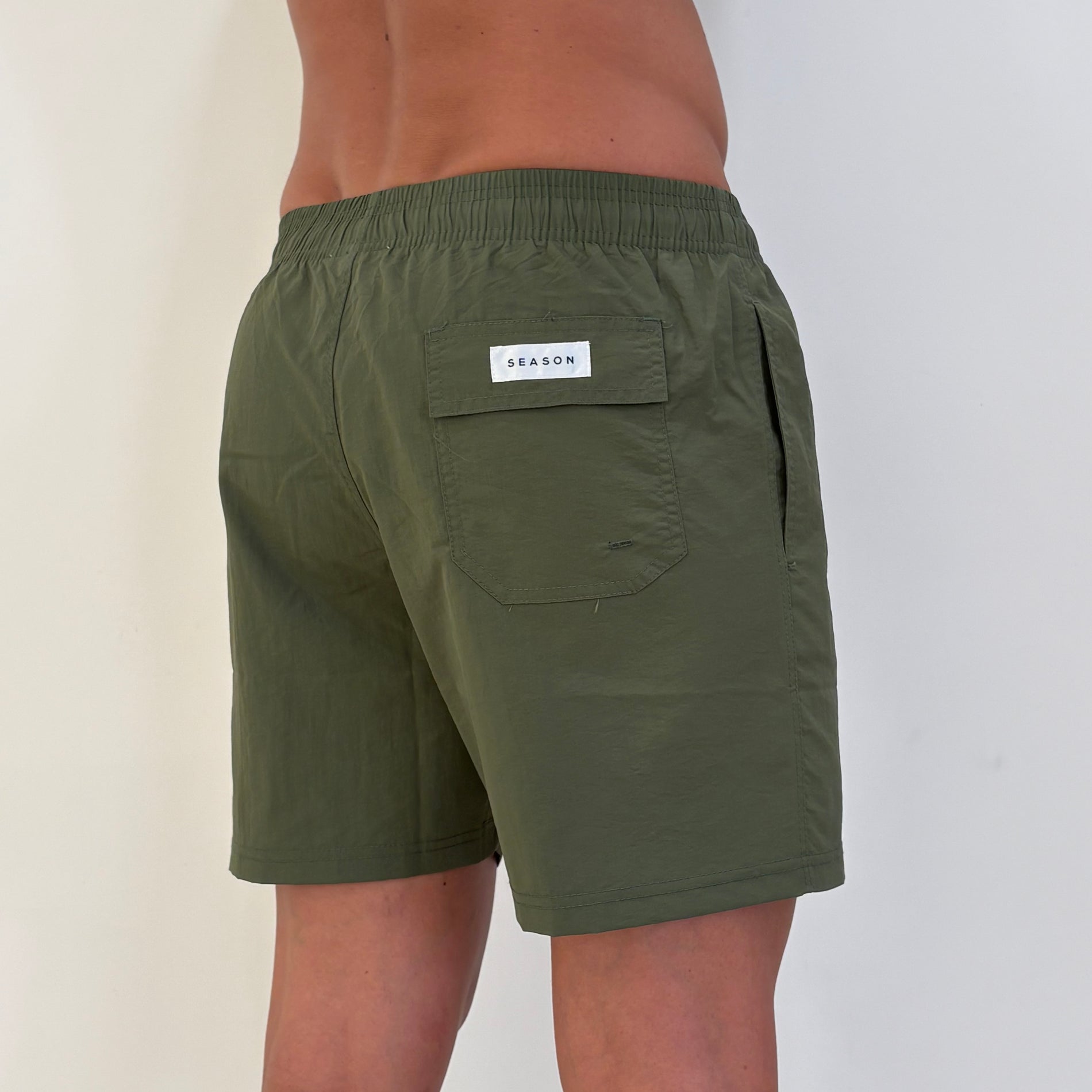 Costume Mare Tinta Unita Verde