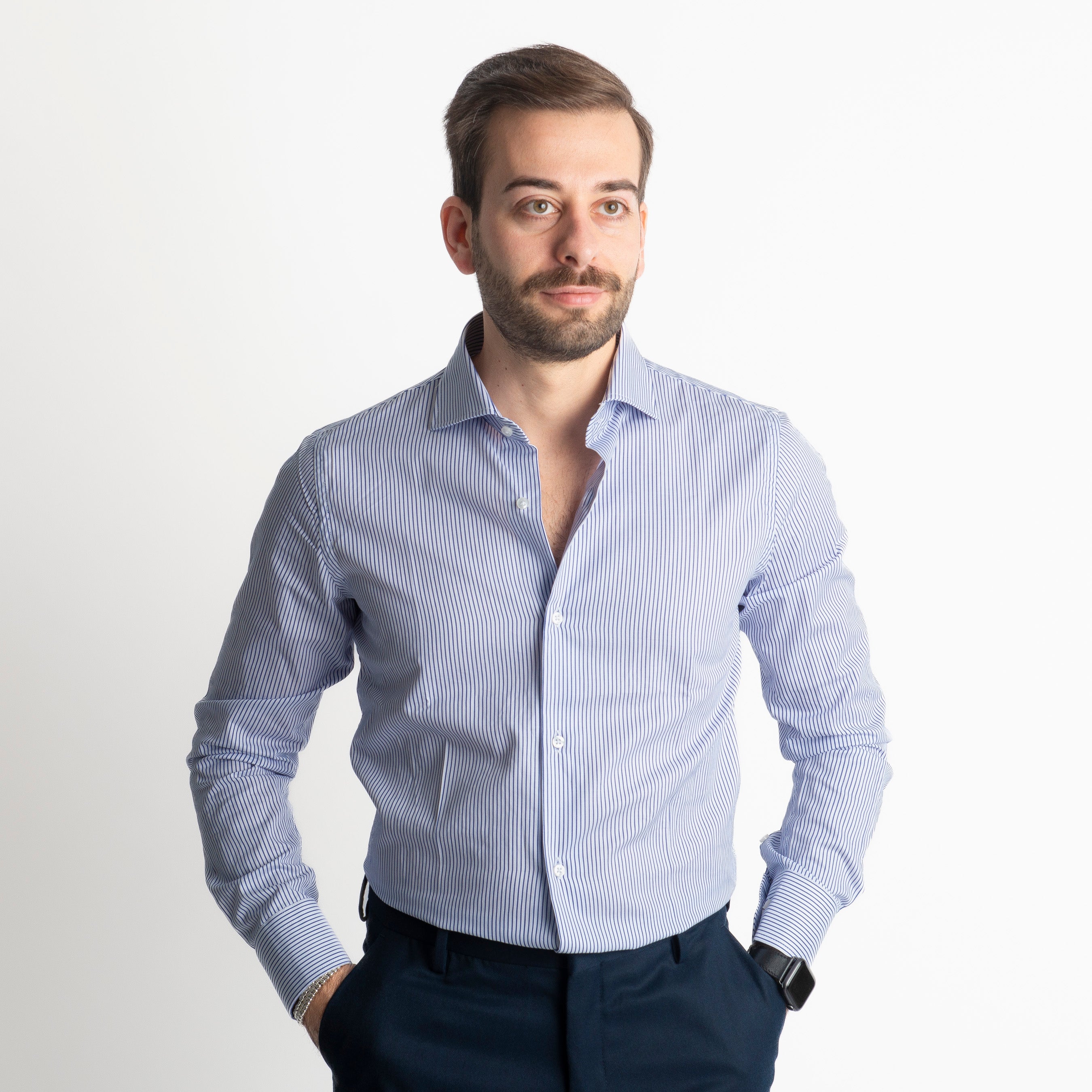 Camicia Bari Rigo 300 Blu