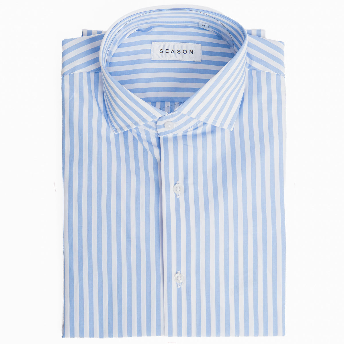 Camicia Rigata Celeste 274