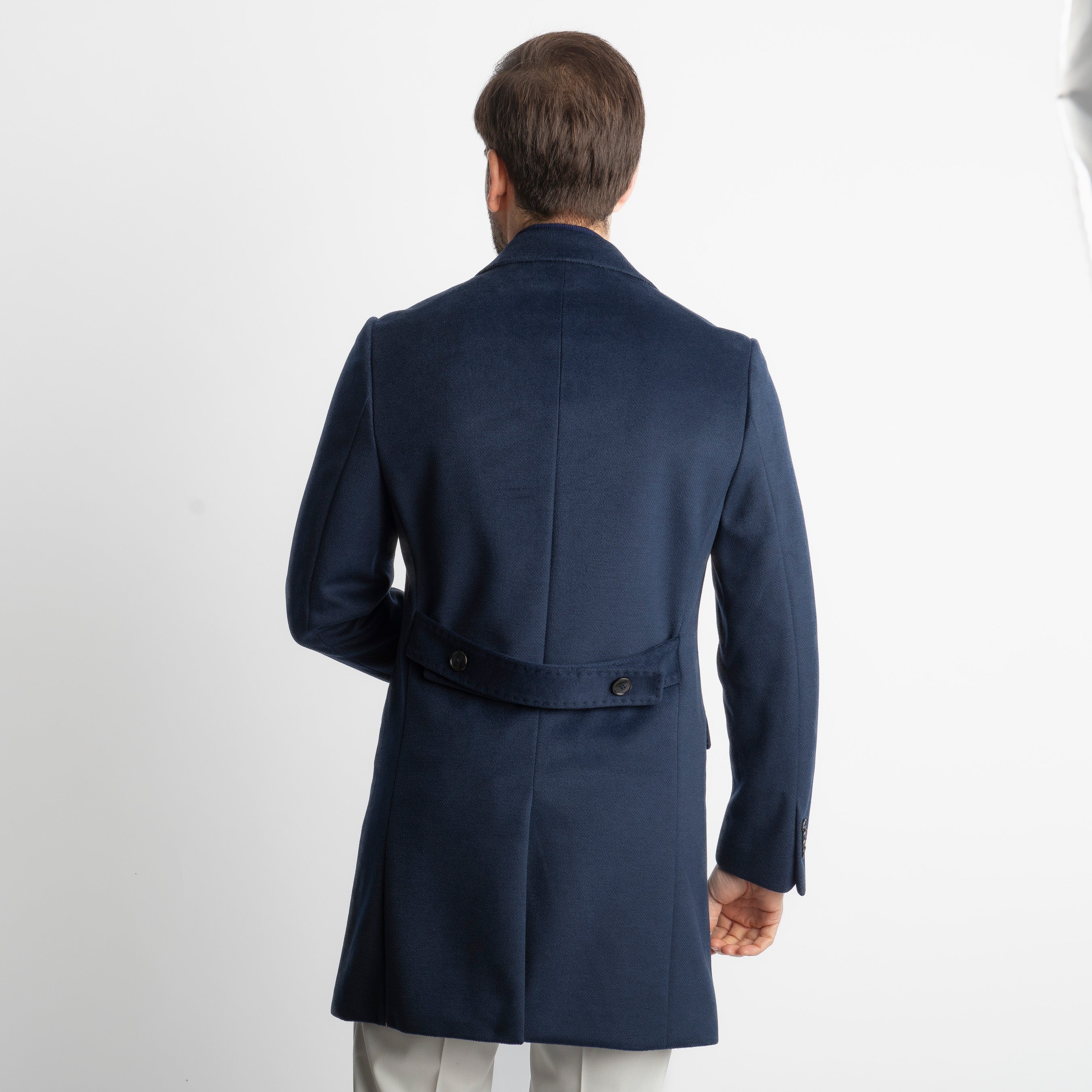 Cappotto Uomo DF18 Blu