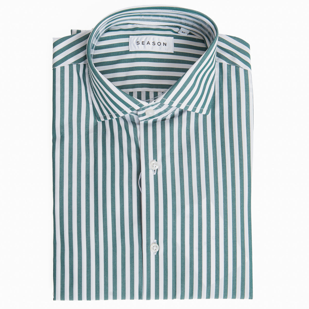 Camicia Rigata Verde 274