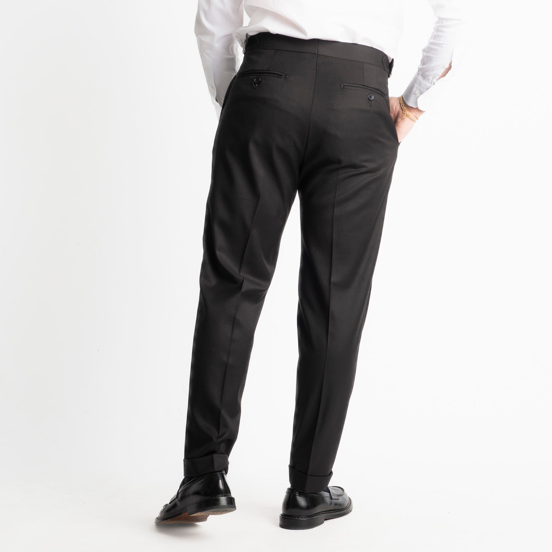 Pantalone Tennesse Doppia Fibbia TO8025 Nero